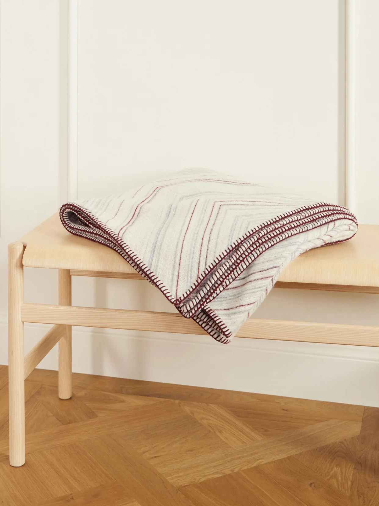 Fringed Wool-blend Towel - 1