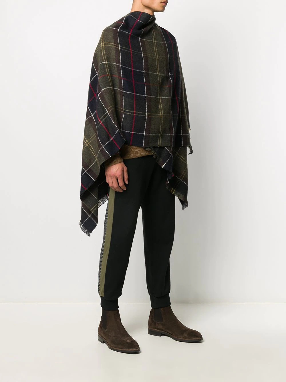 Staffin tartan serape cape - 4