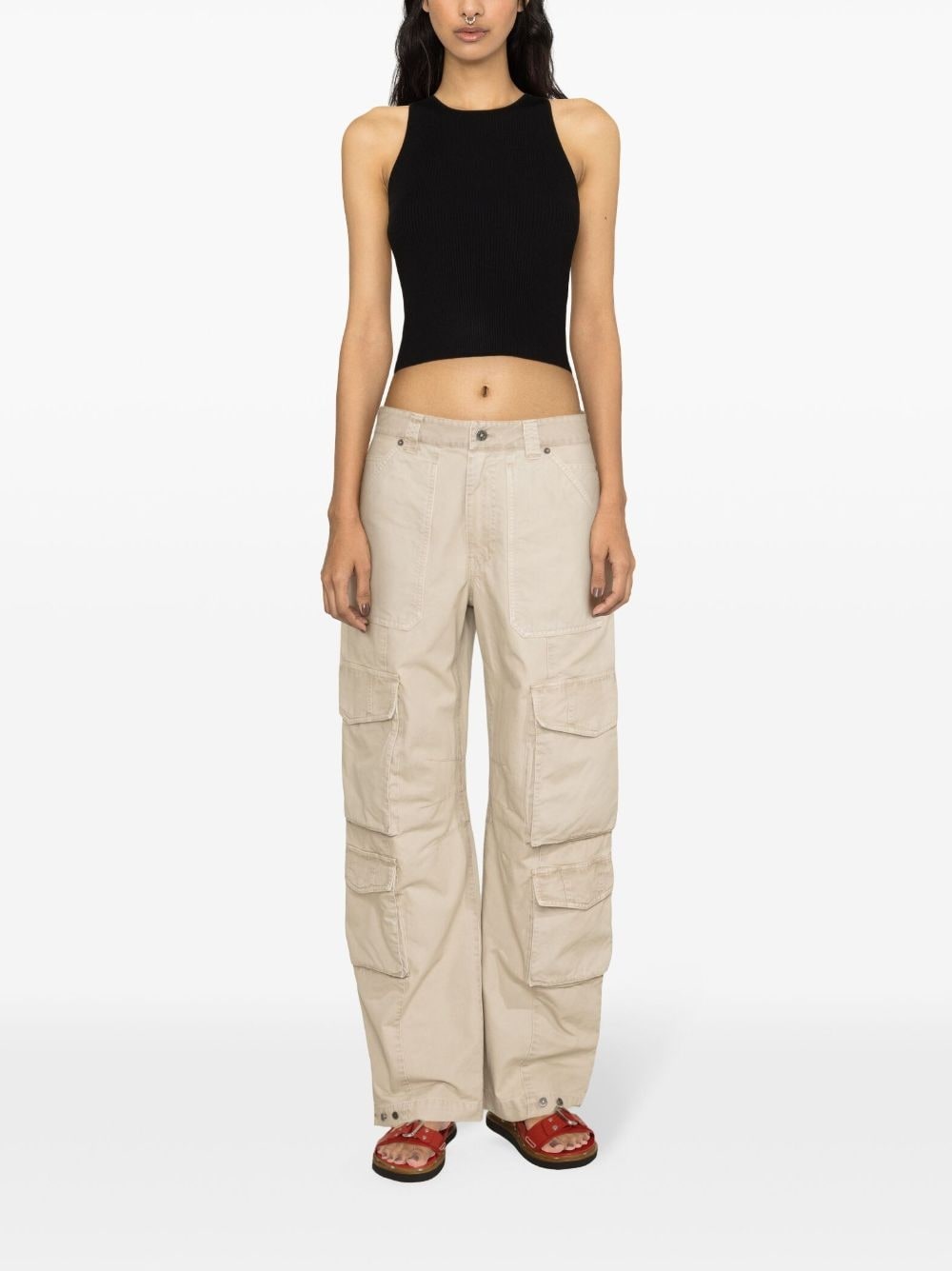 Lenin wide-leg cargo trousers - 2