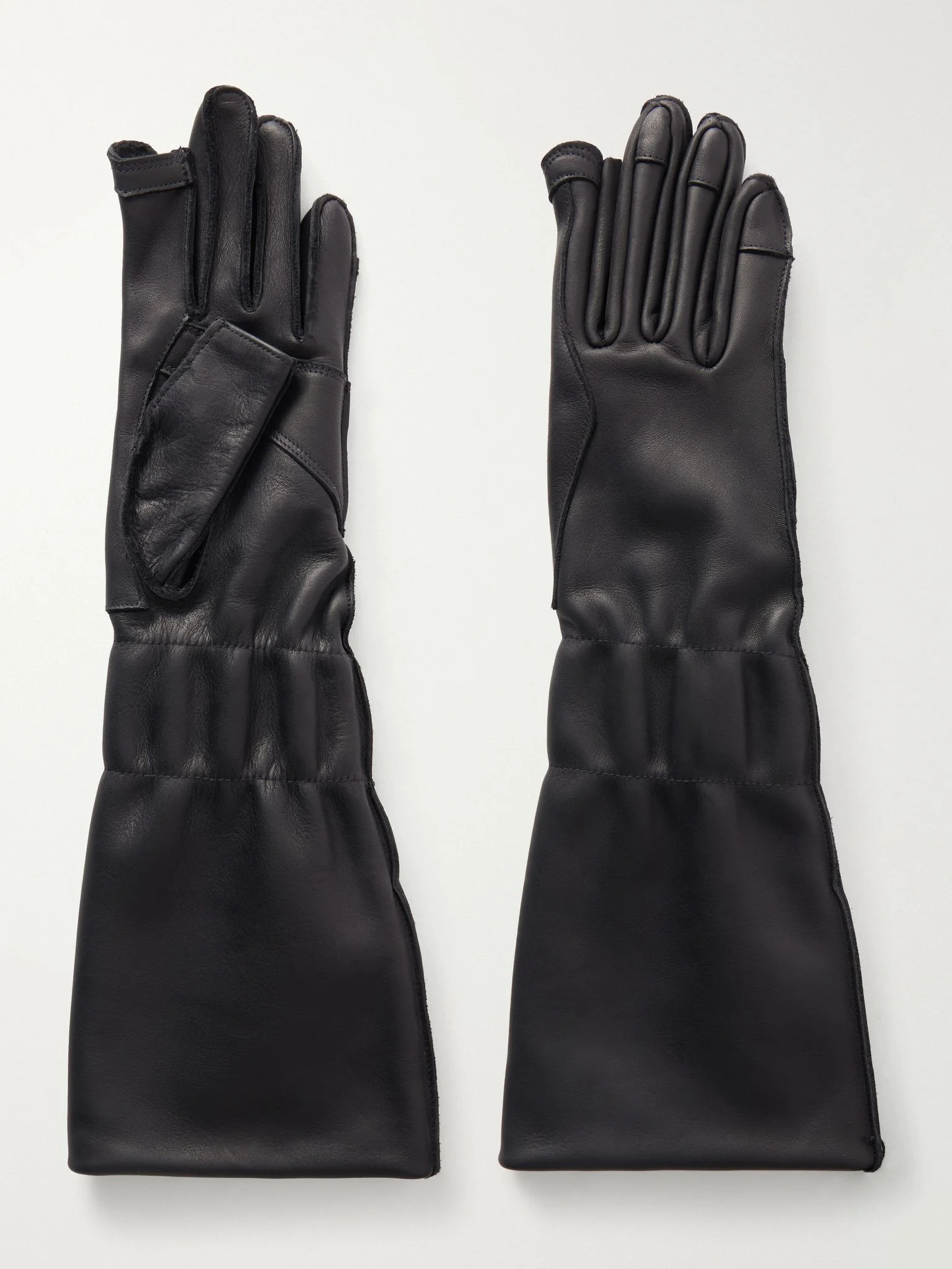 Leather gloves Black - 1