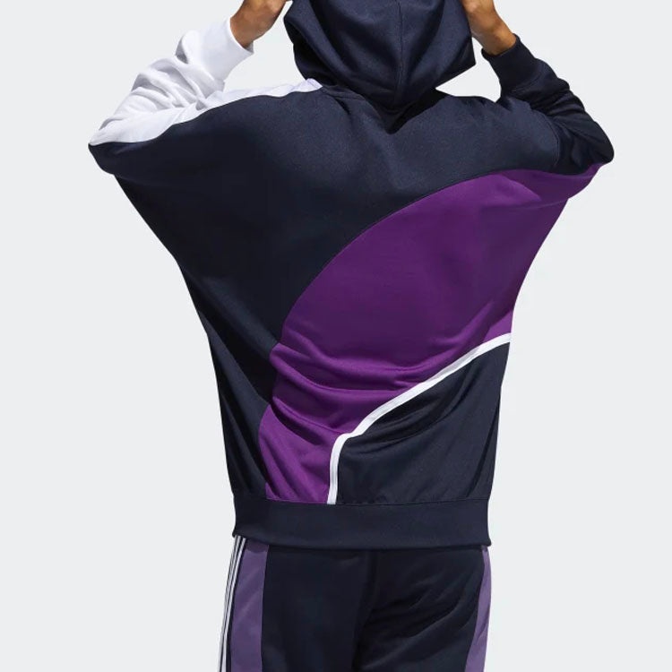 adidas originals Colorblock Casual Sports Gradient Pullover Blue FM1575 - 4
