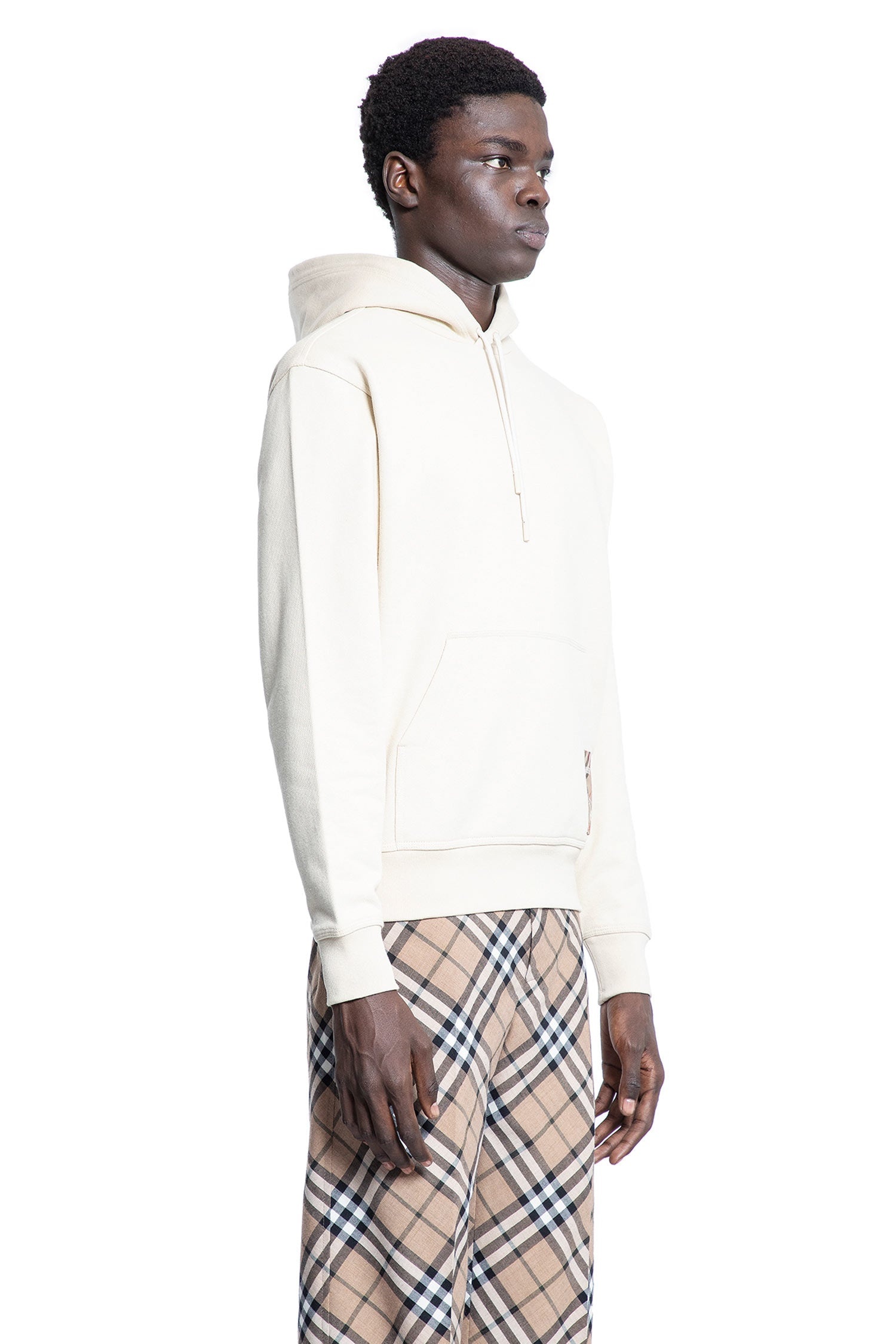 Check-Label-Cotton-Hoodie - 2
