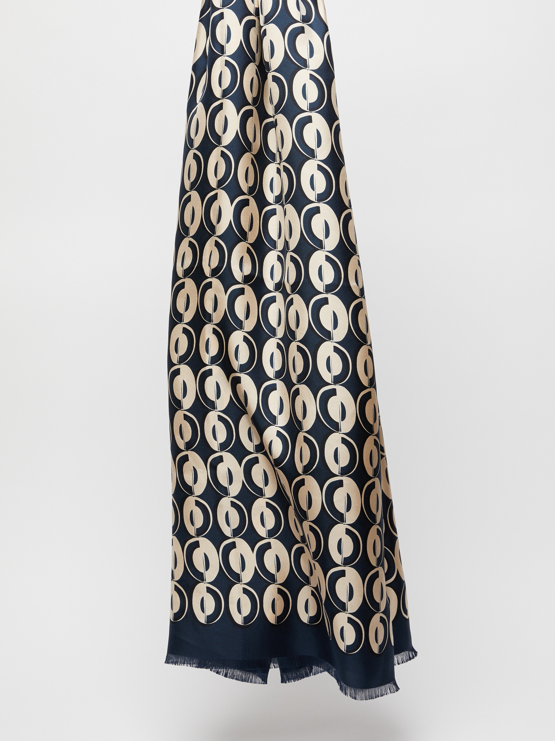 BOSSO Printed silk stole - 1