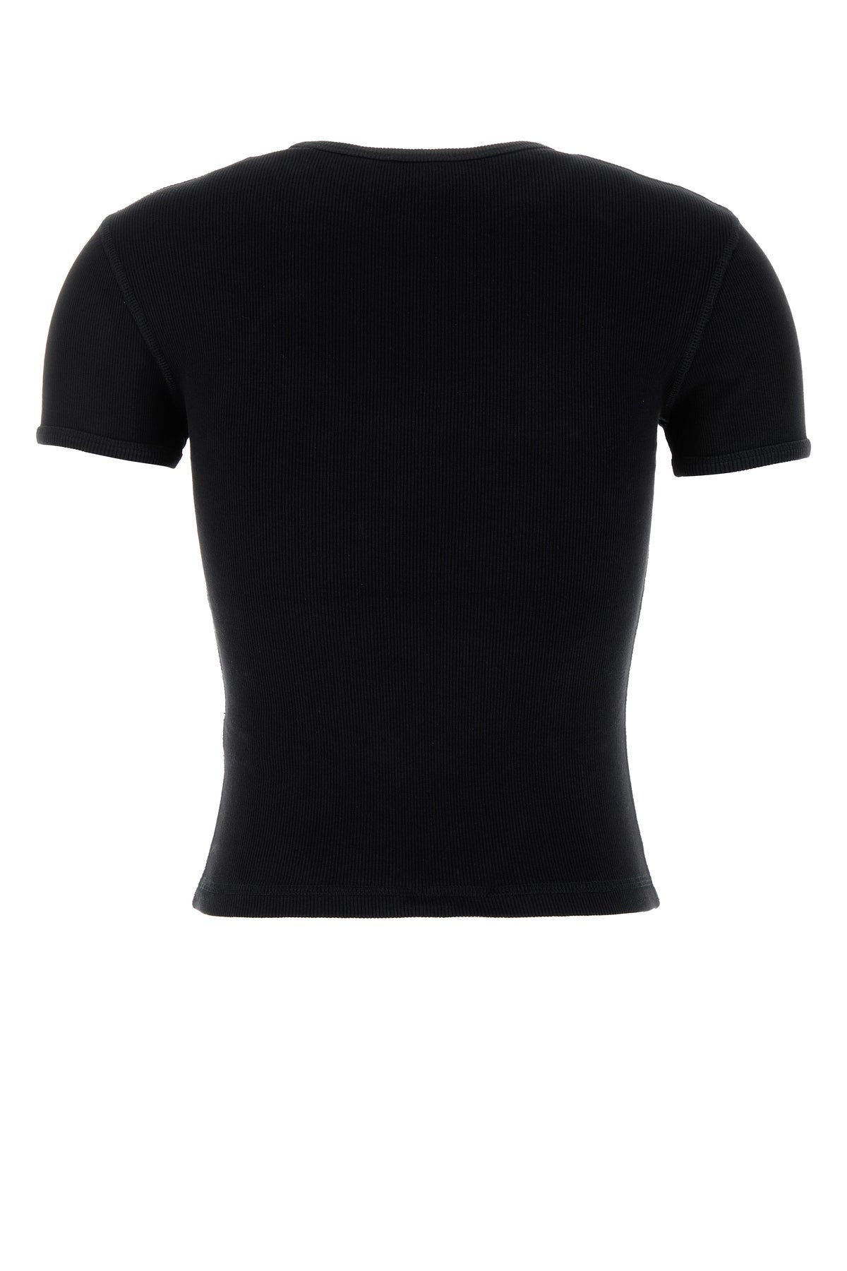 Black stretch cotton T-Ele-Long t-shirt - 2