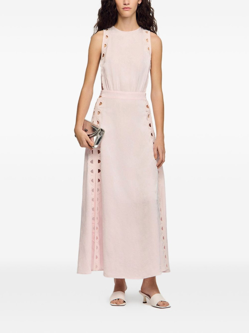 Sandro cut-out-detail maxi dress outlook