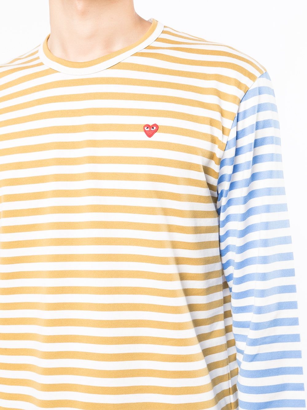 striped long-sleeve T-shirt - 5