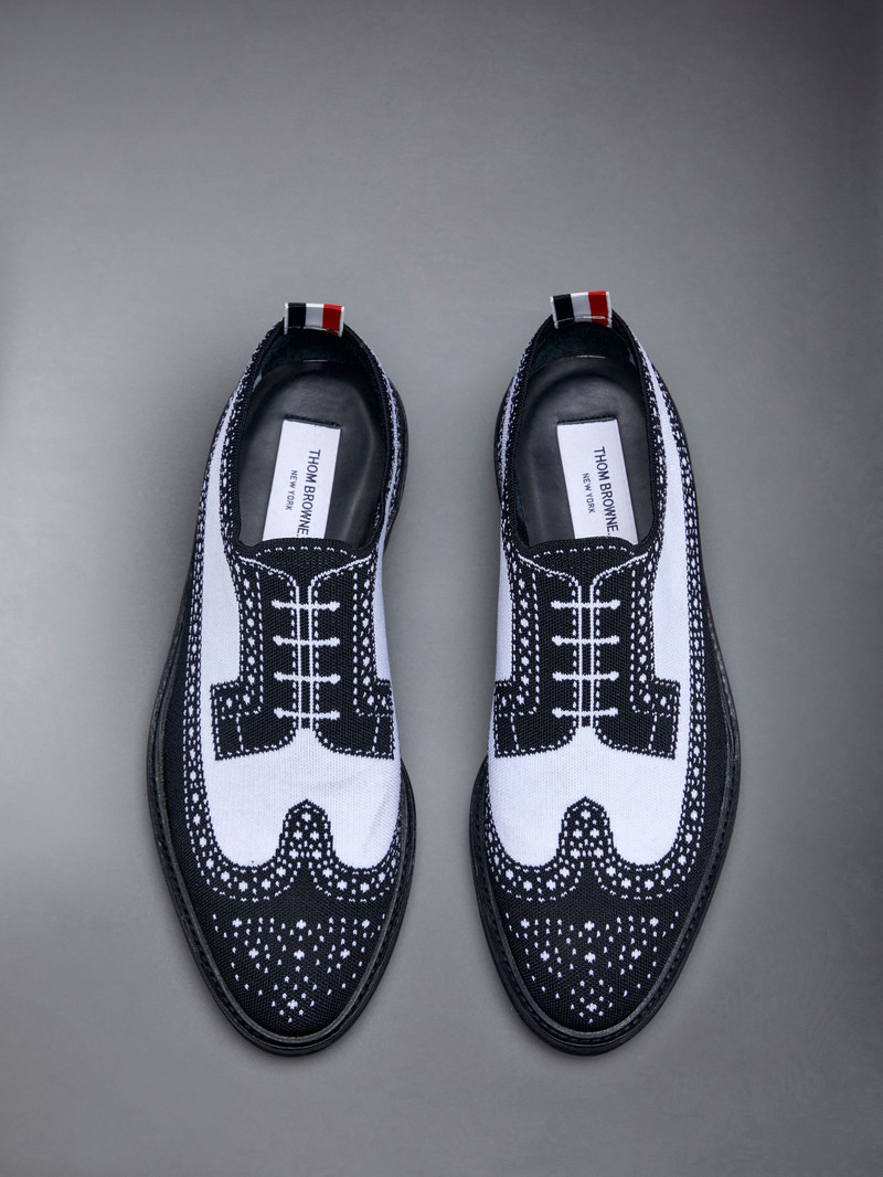 Trompe L'oeil Knit Micro Sole Longwing Brogue 5