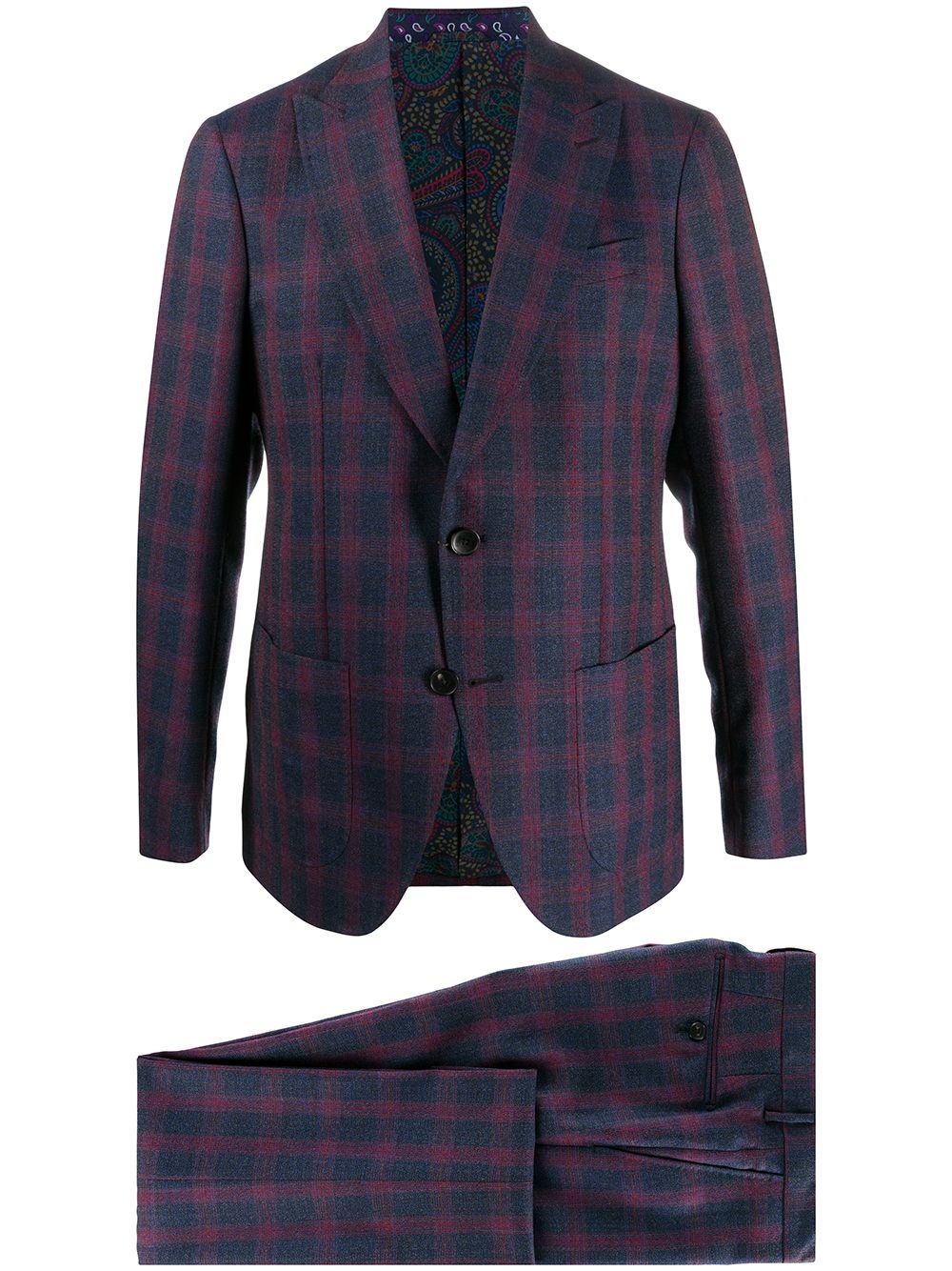 plaid suit - 1