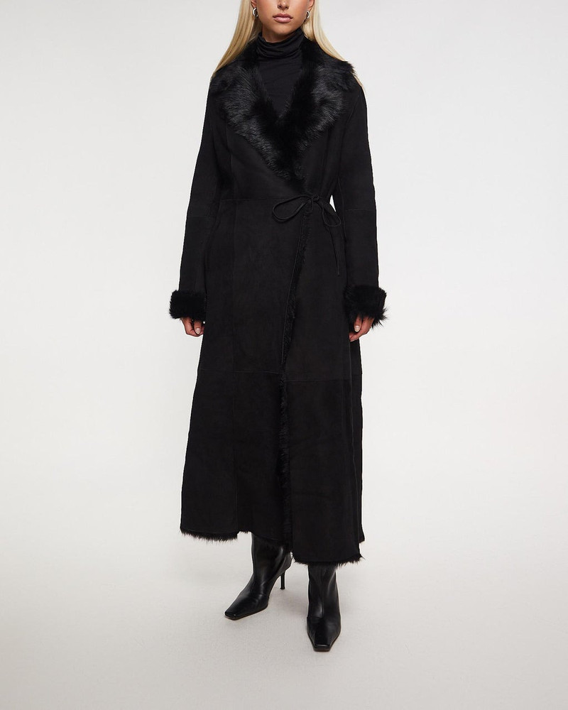 NOUR HAMMOUR Coat Joni Black outlook