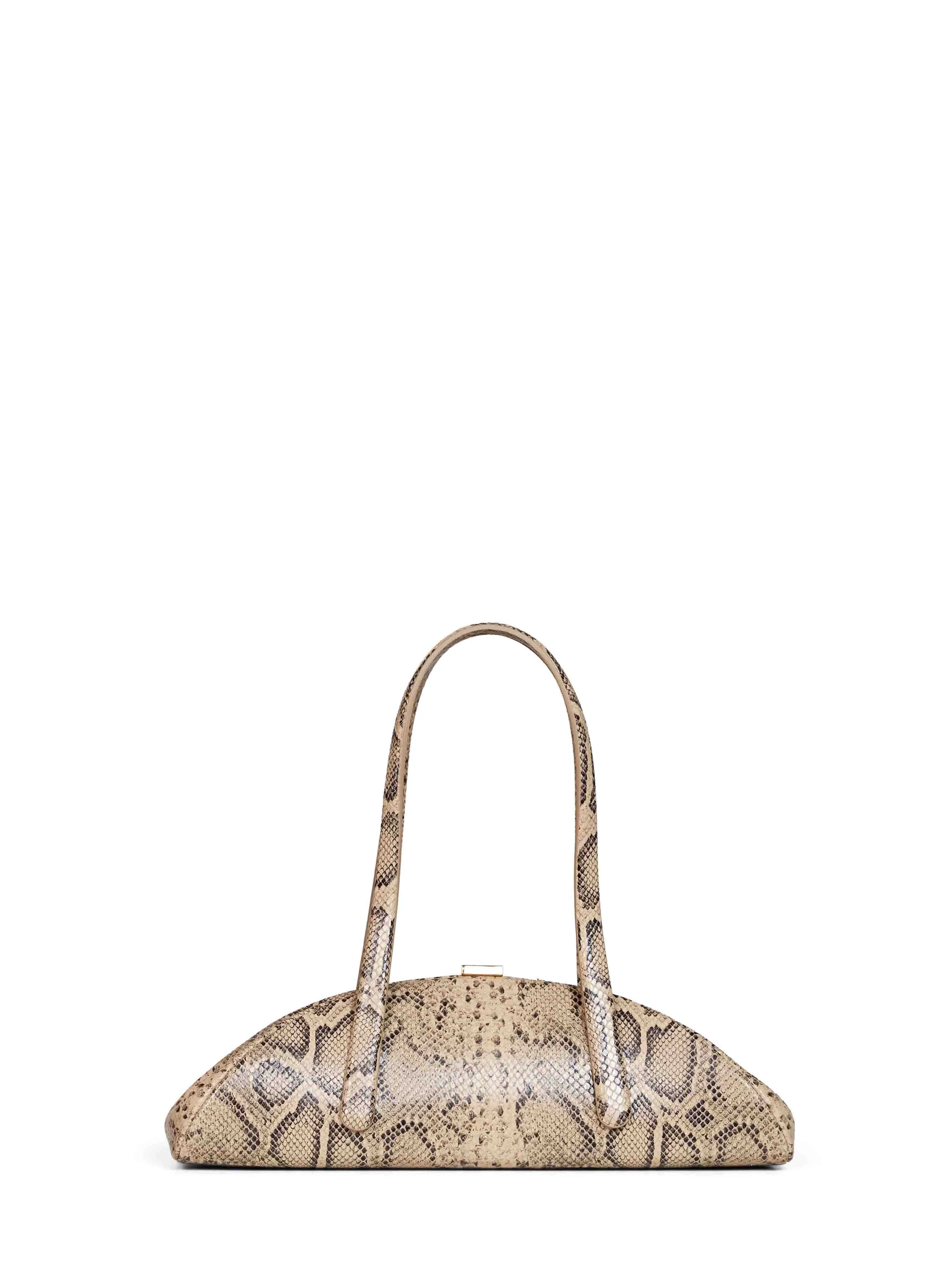 Beige Snake Lua handbag - 1