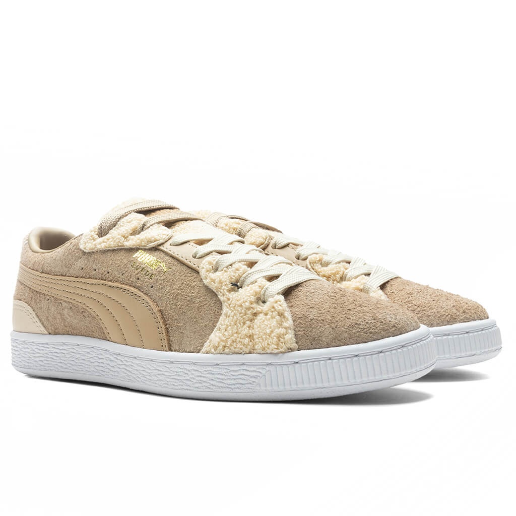 PUMA X JUNE AMBROSE HIGH COURT CUNNING SUEDE WOMEN'S SNEAKERS - KHAKI - 2