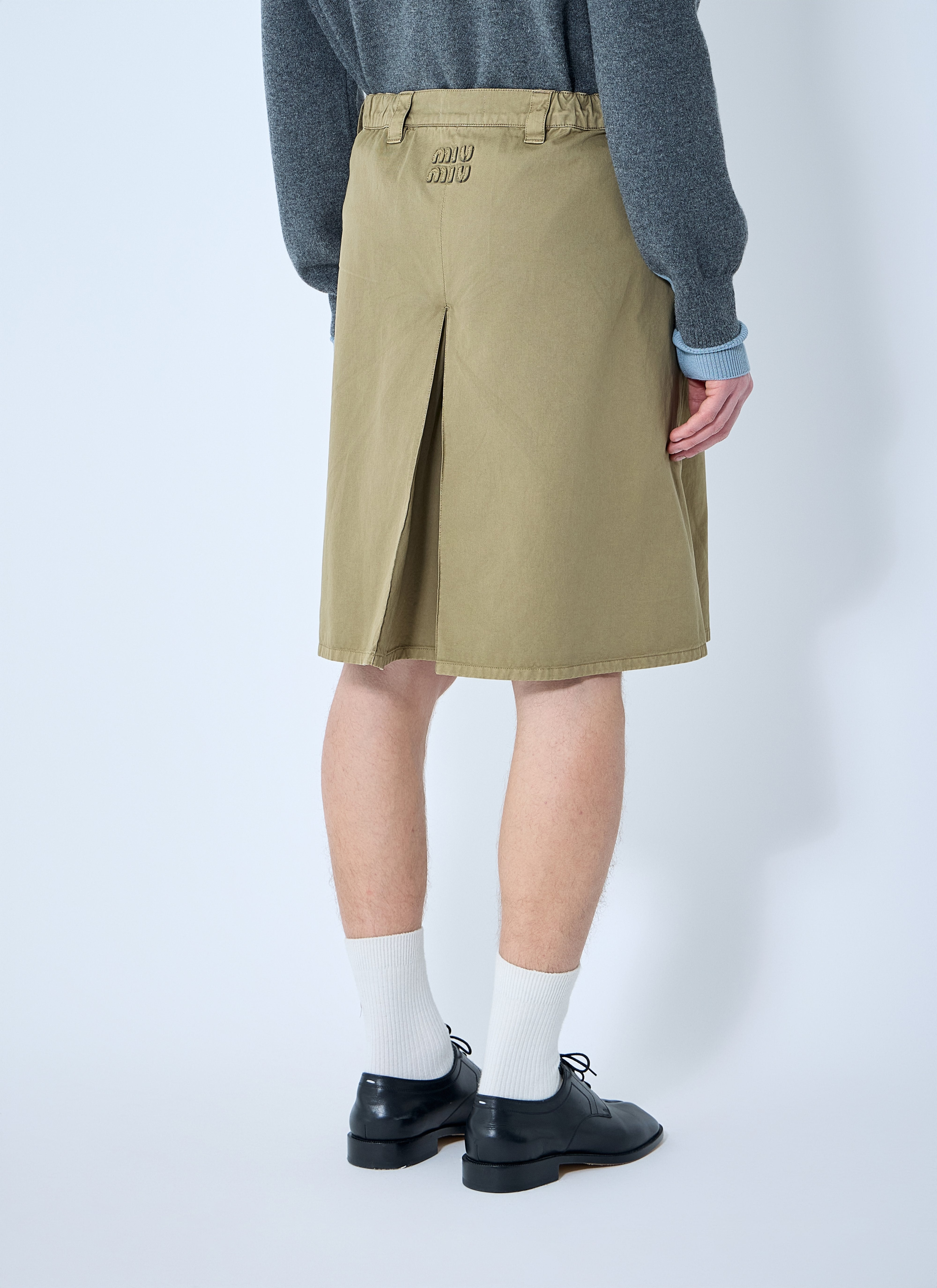 Miu Miu Women Garment-Dyed Skirt - 4
