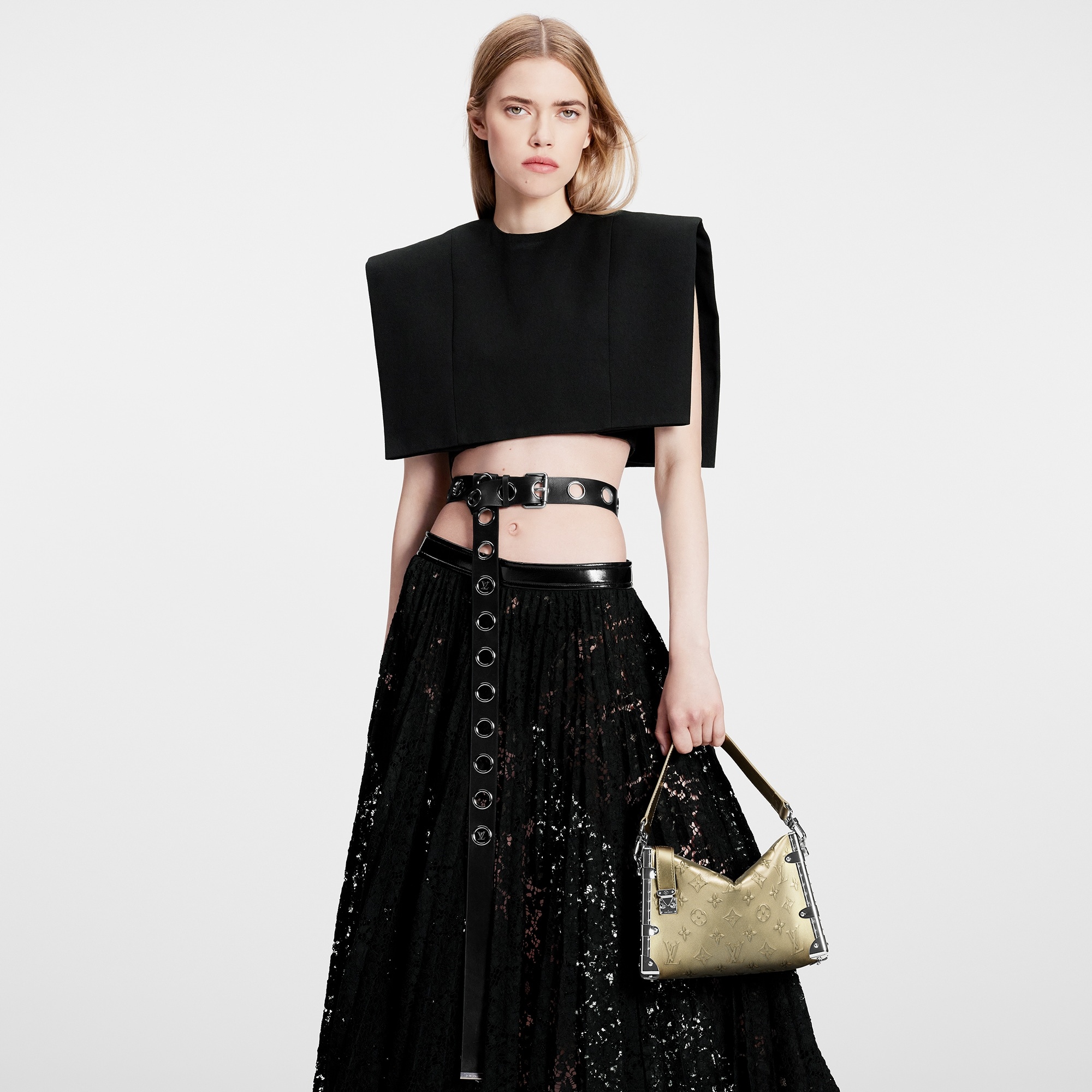 Floral Lace Maxi Skirt - 5