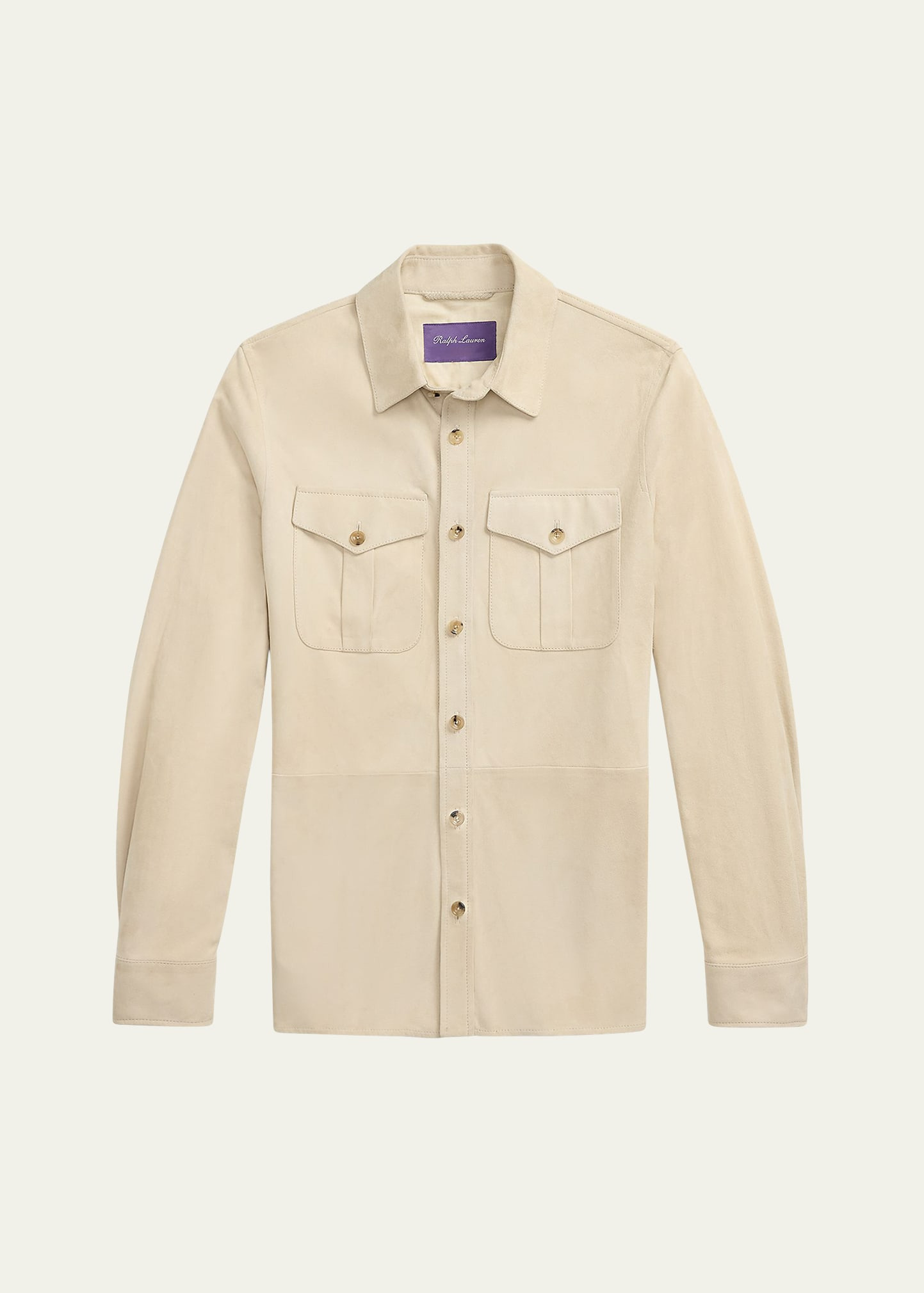 Men's Suede Overshirt - 1