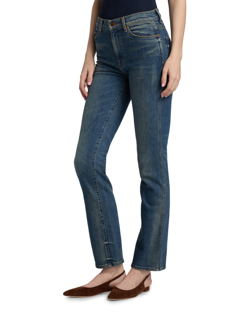 Women's The Freddie Slim Straight-Leg Jeans - Wilde Indigo 4