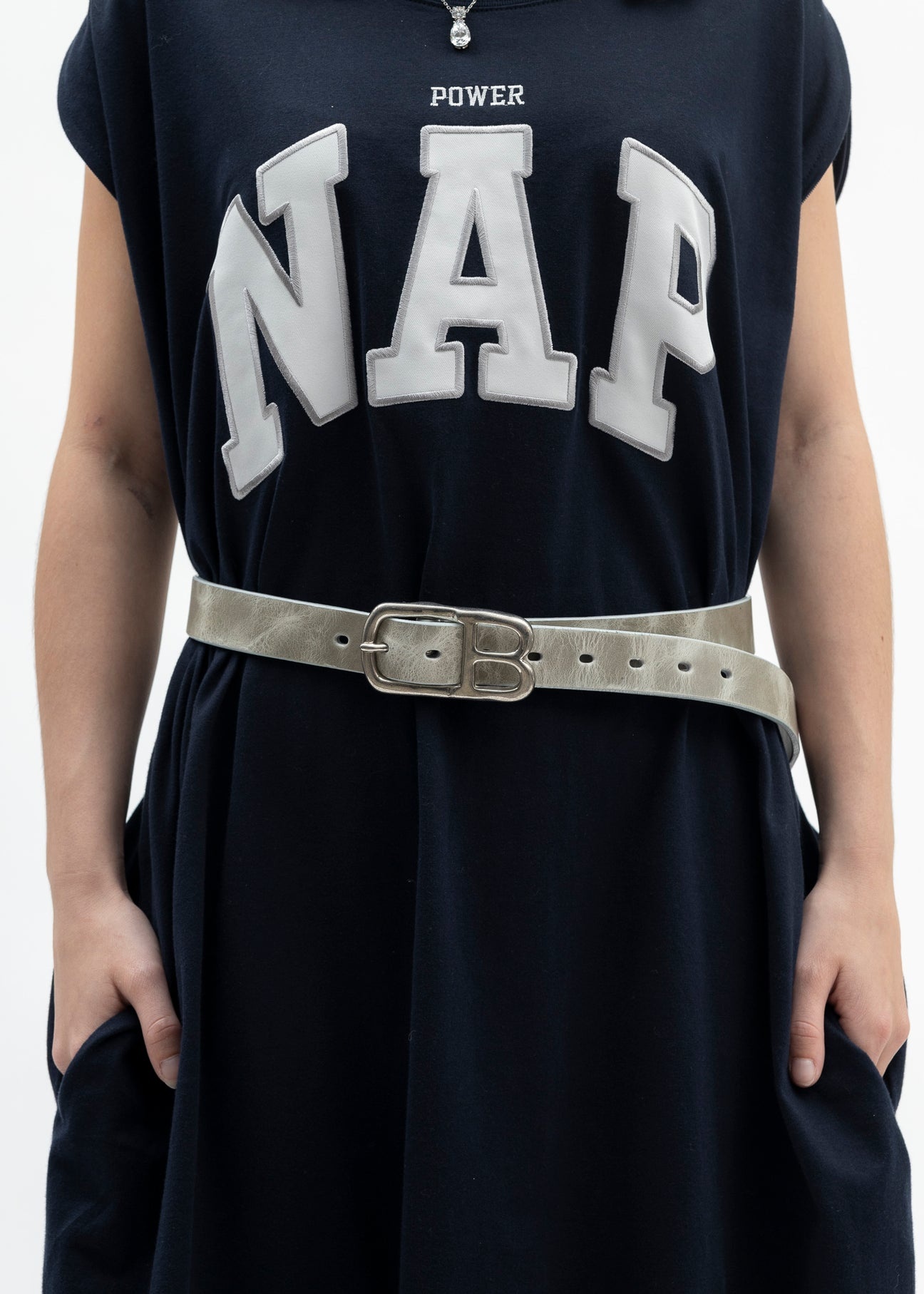 GREY DB BUCKLE BELT - 2