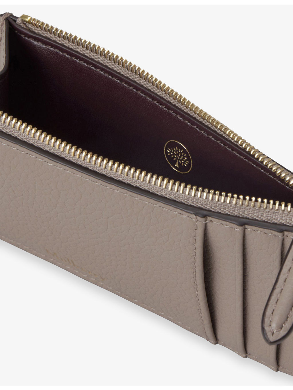Continental Zipped Long Leather Card Holder - 2