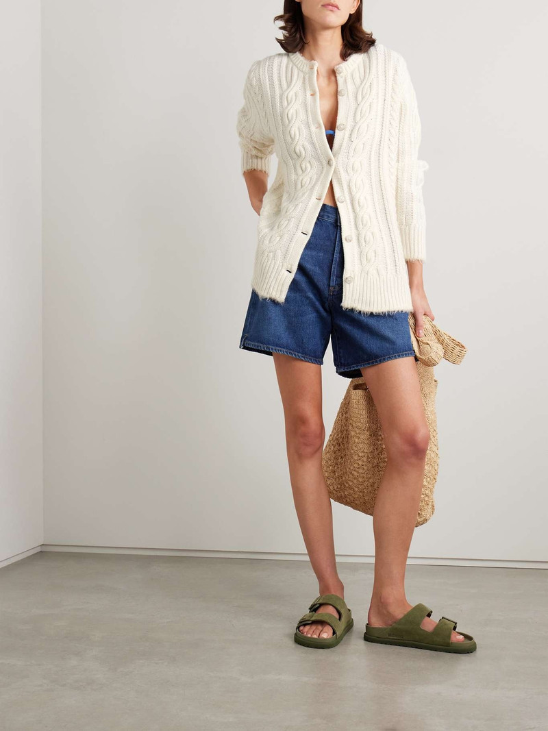GUEST IN RESIDENCE Rossella cable-knit wool and cashmere-blend cardigan outlook