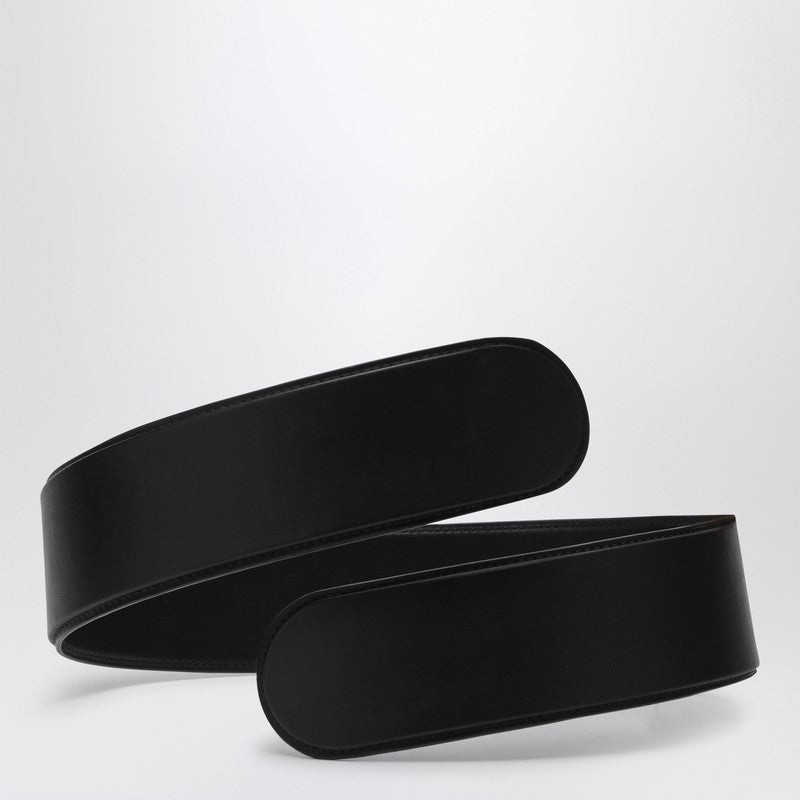 Alaia Black Leather Flex Twist Belt Women - 1