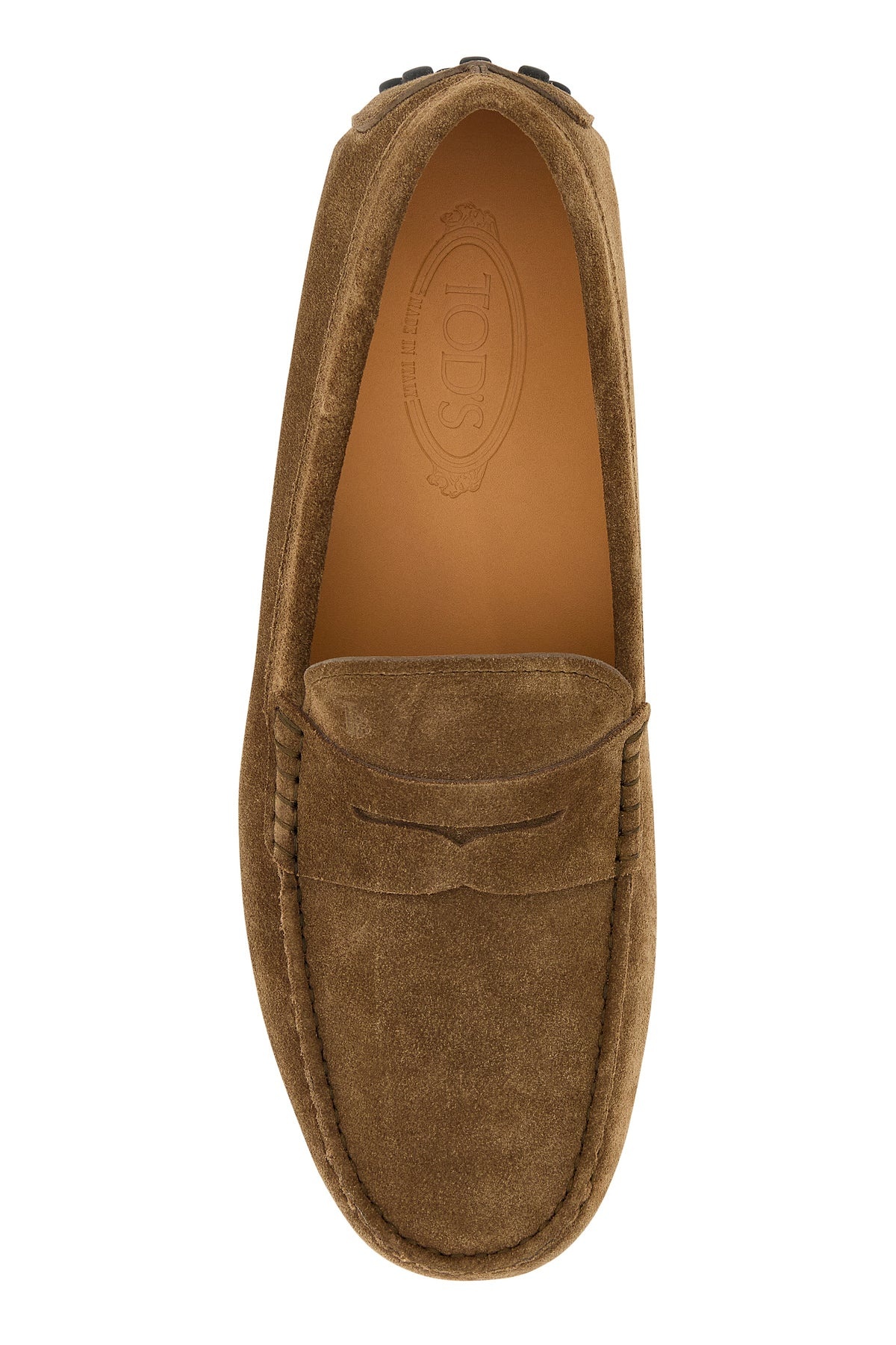 Brown suede loafers - 4