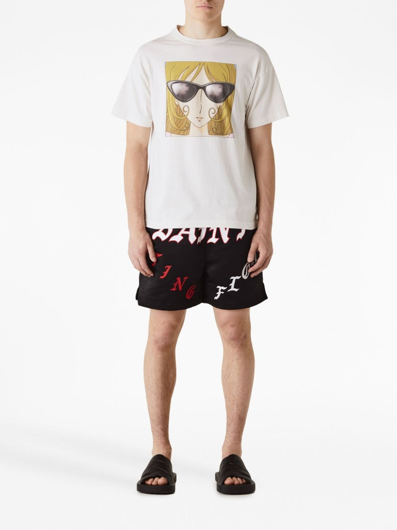 SAINT M×××××× graphic-print cotton T-Shirt outlook