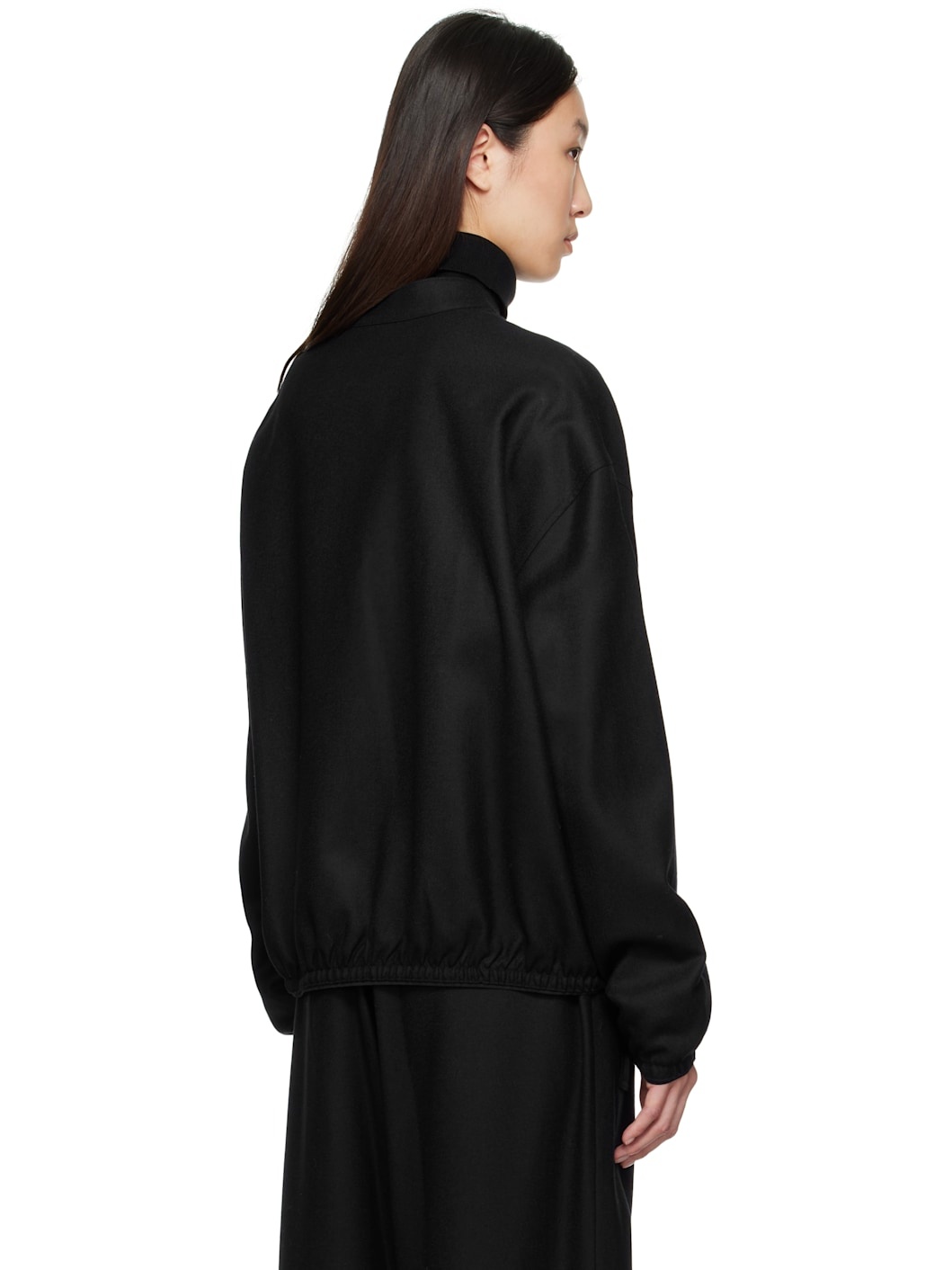 Navy Layered Neck Sweater - 3