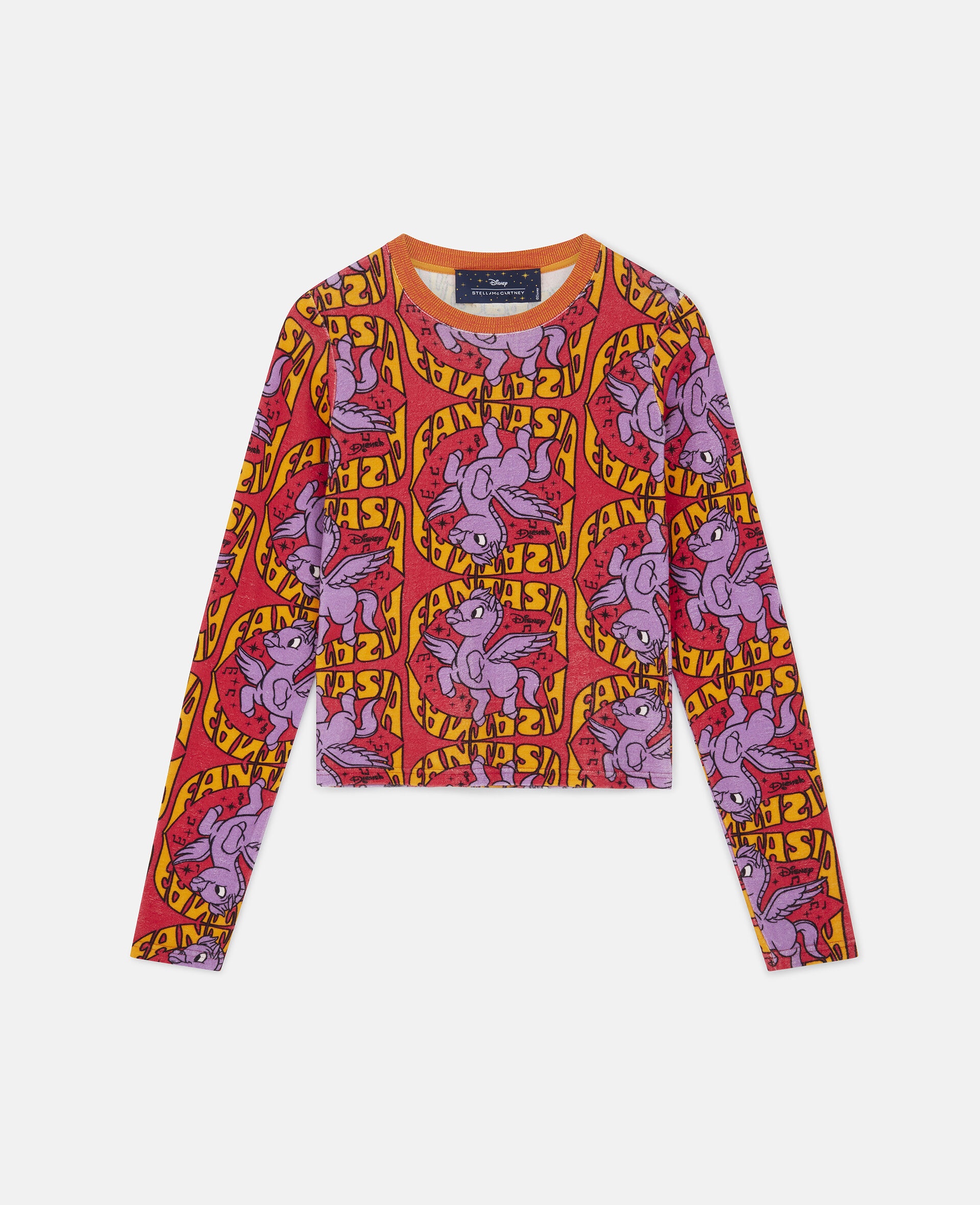 Stella McCartney Fantasia Pegasus Print Cotton T-Shirt