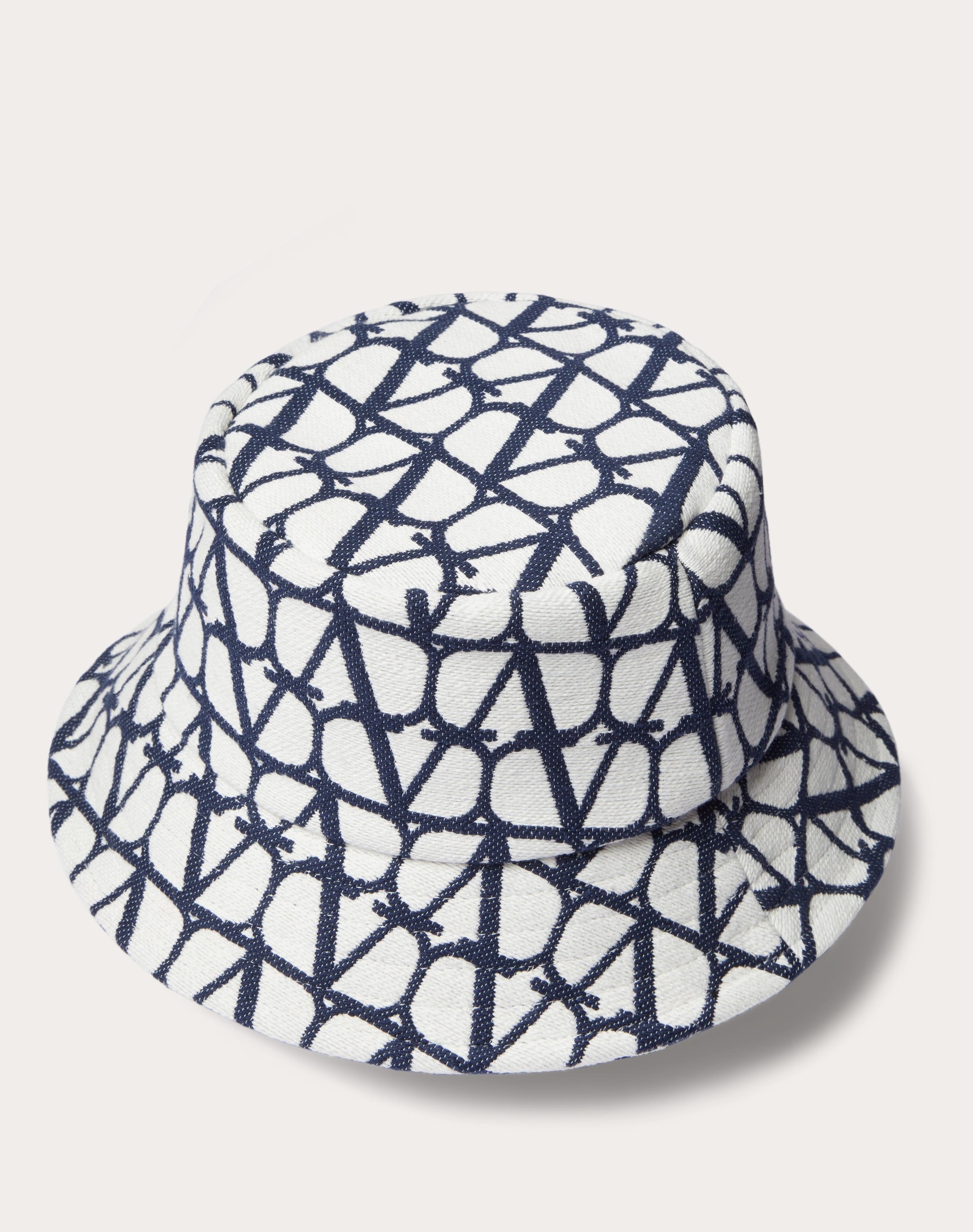 TOILE ICONOGRAPHE BUCKET HAT IN COTTON JACQUARD - 3