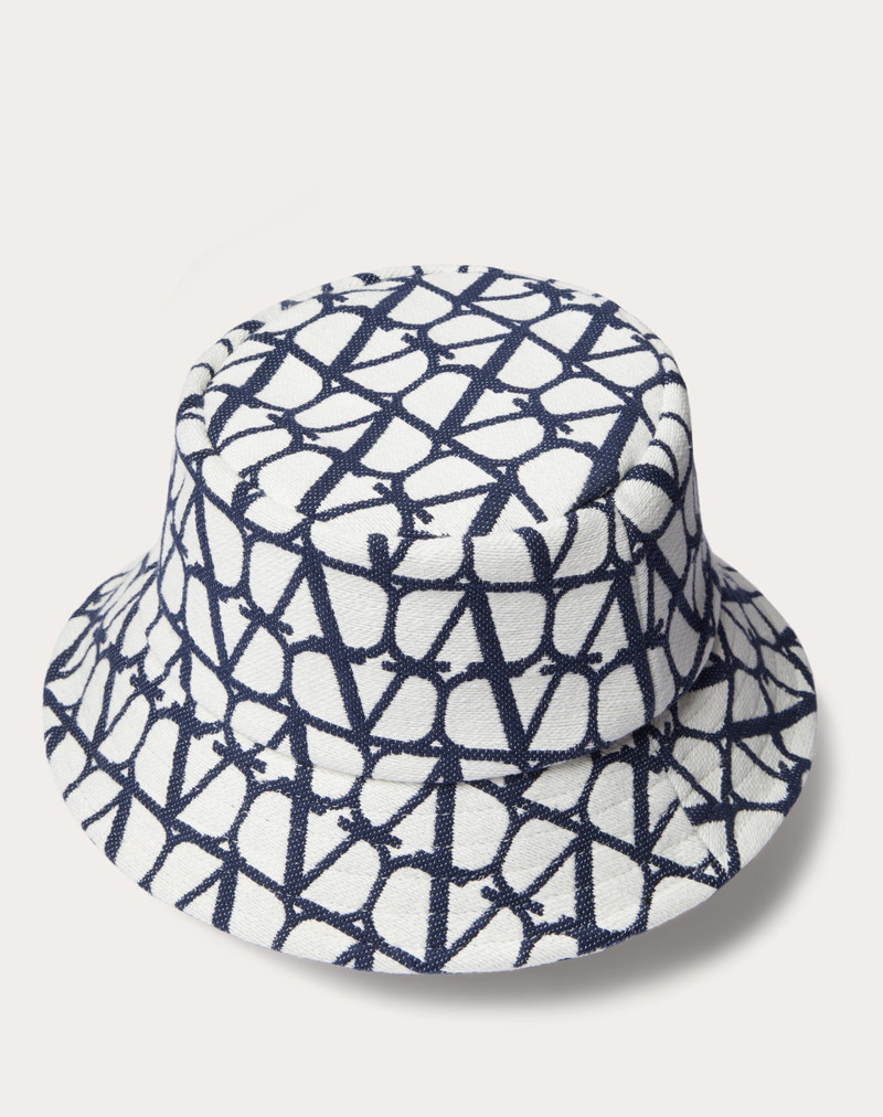 TOILE ICONOGRAPHE BUCKET HAT IN COTTON JACQUARD 3