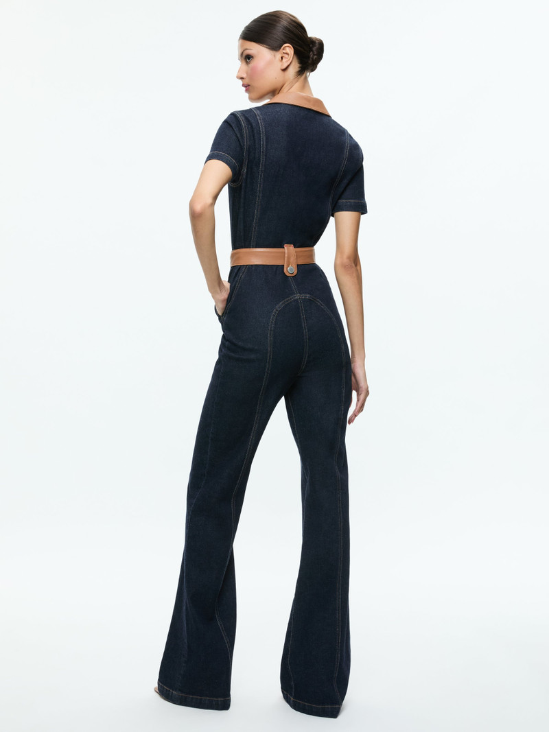 Alice + Olivia GORGEOUS WIDE LEG JUMPSUIT outlook