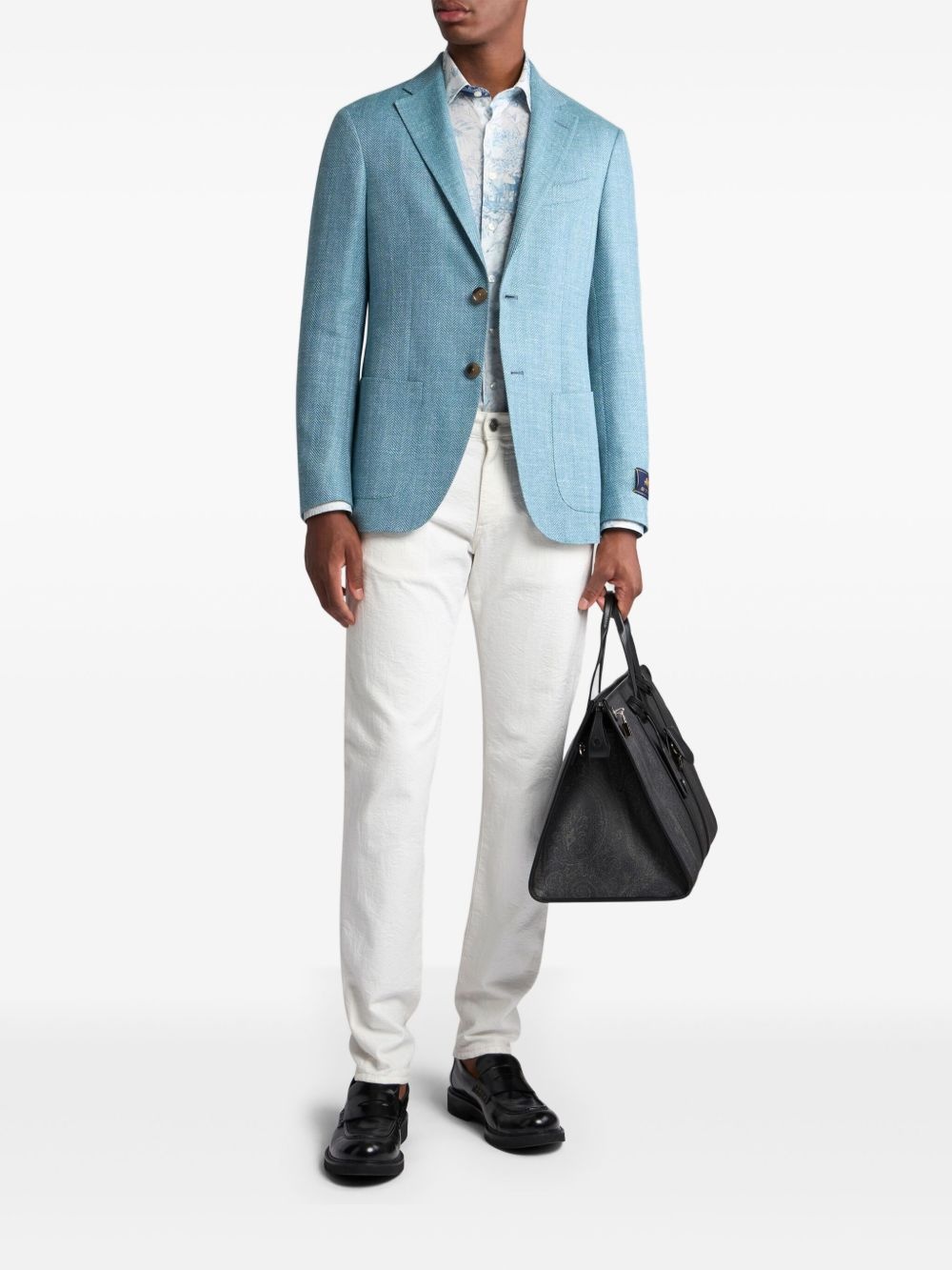 logo patch blazer - 2