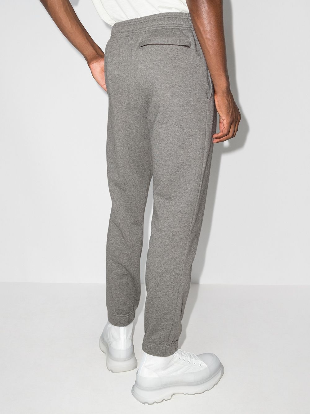 Tiger patch cotton track pants - 3