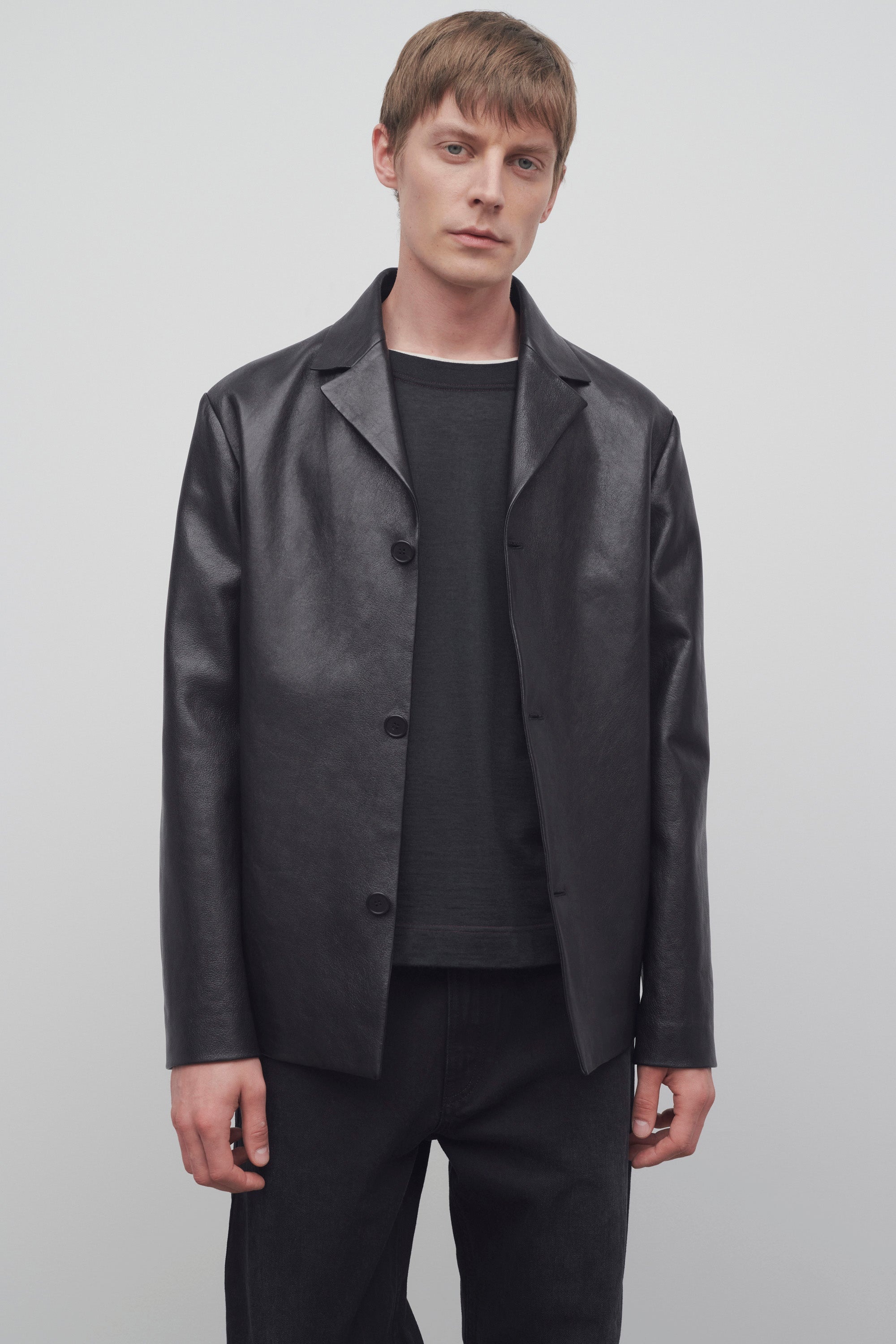 Brodie Jacket in Leather - 3