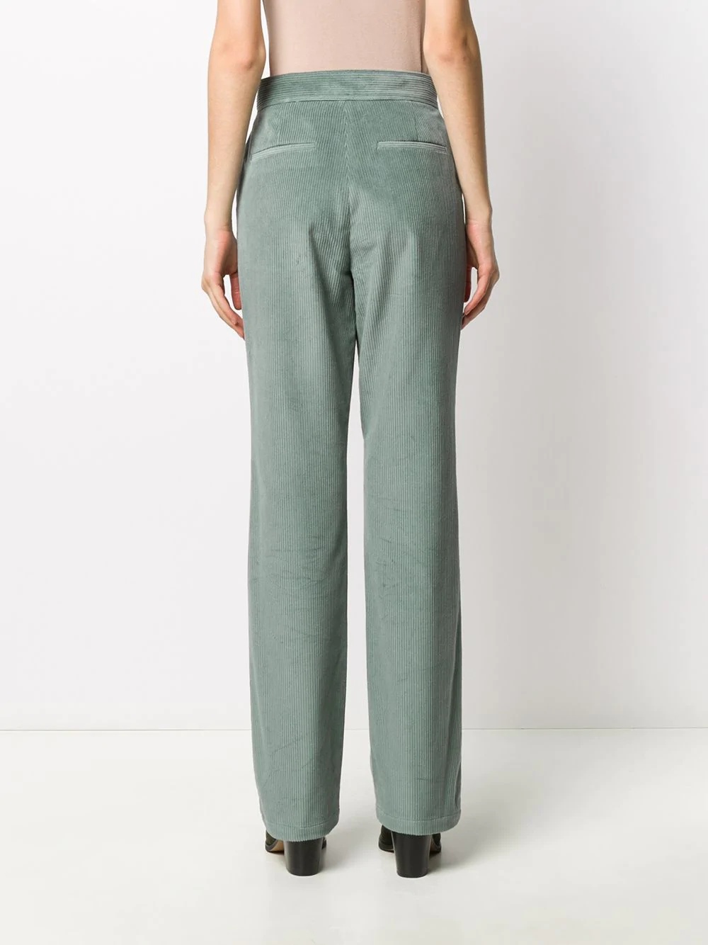 straight-leg corduroy trousers - 4