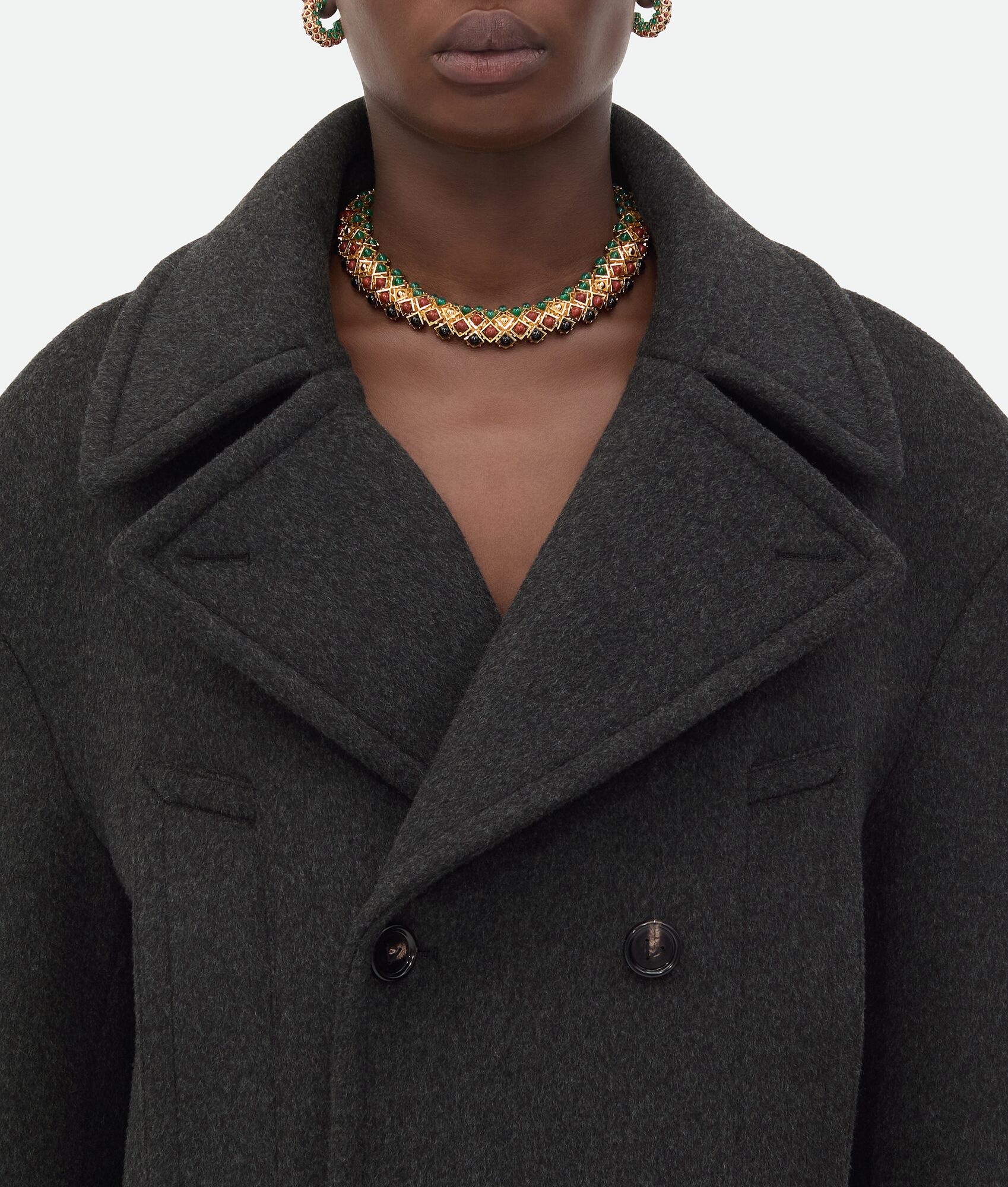 Double Face Wool Coat - 5