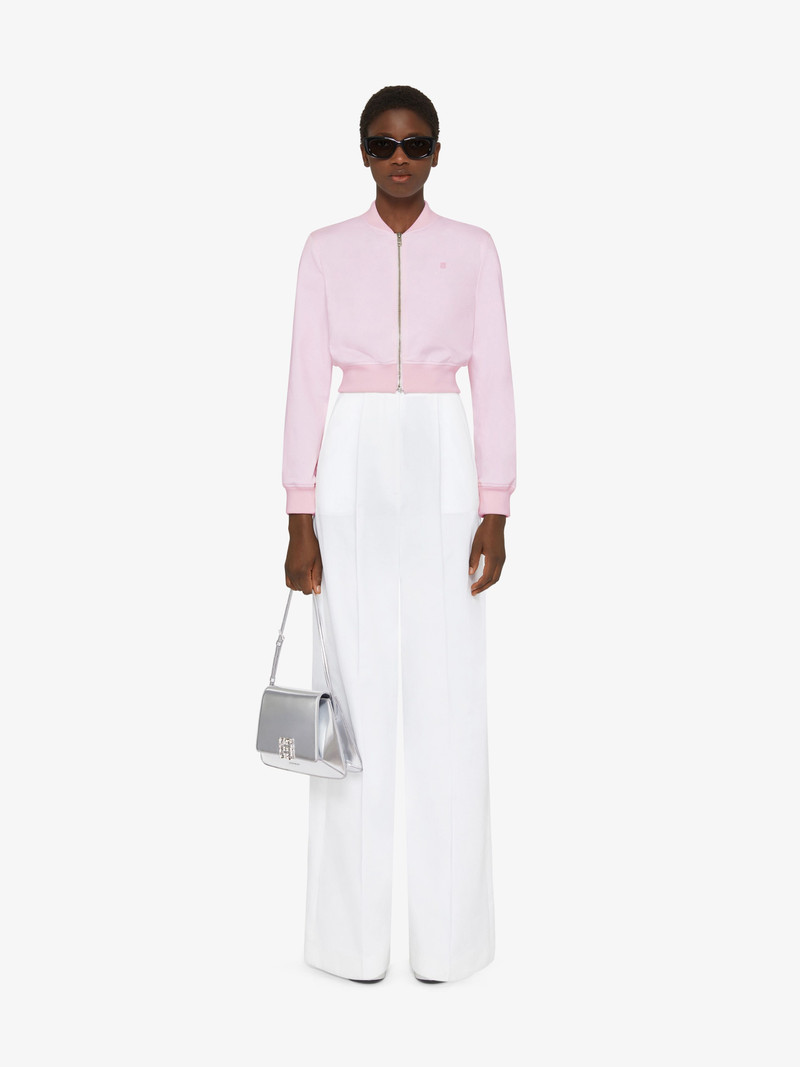 Givenchy SLIM FIT BOMBER IN COTTON WITH GIVENCHY MEDALLION outlook