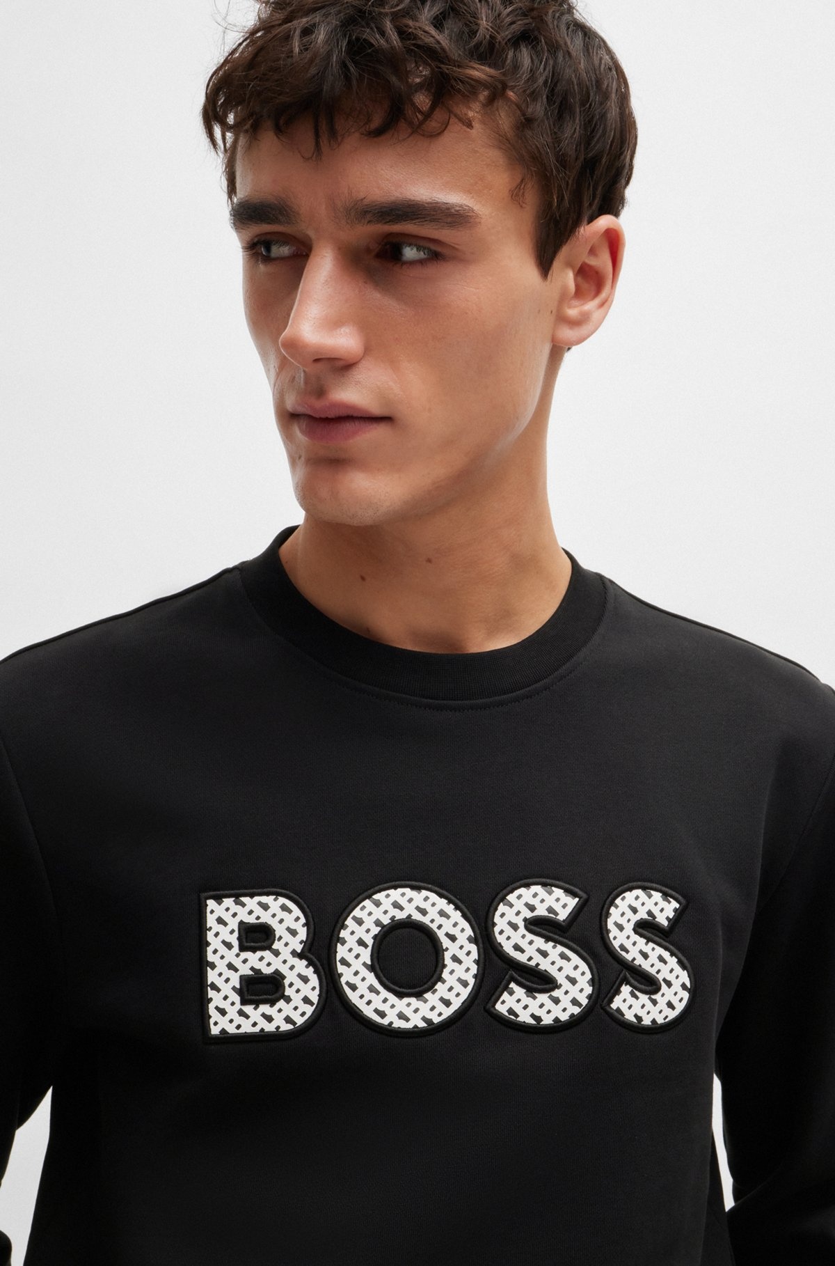 RELAXED-FIT COTTON-TERRY SWEATSHIRT WITH LOGO ARTWORK - 3