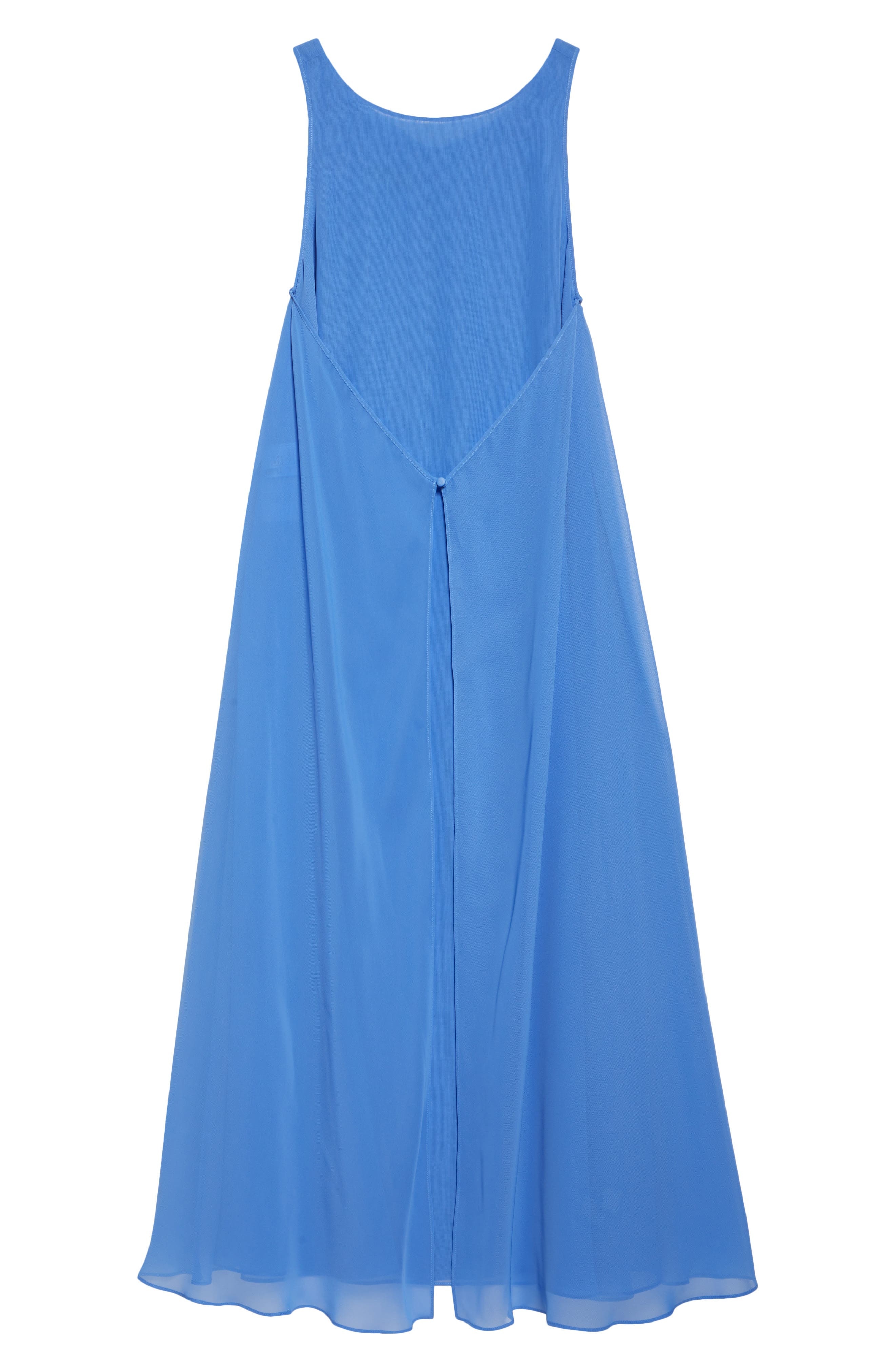 Emporio Armani Techno Georgette Maxi Dress in Periwinkle at Nordstrom - 5