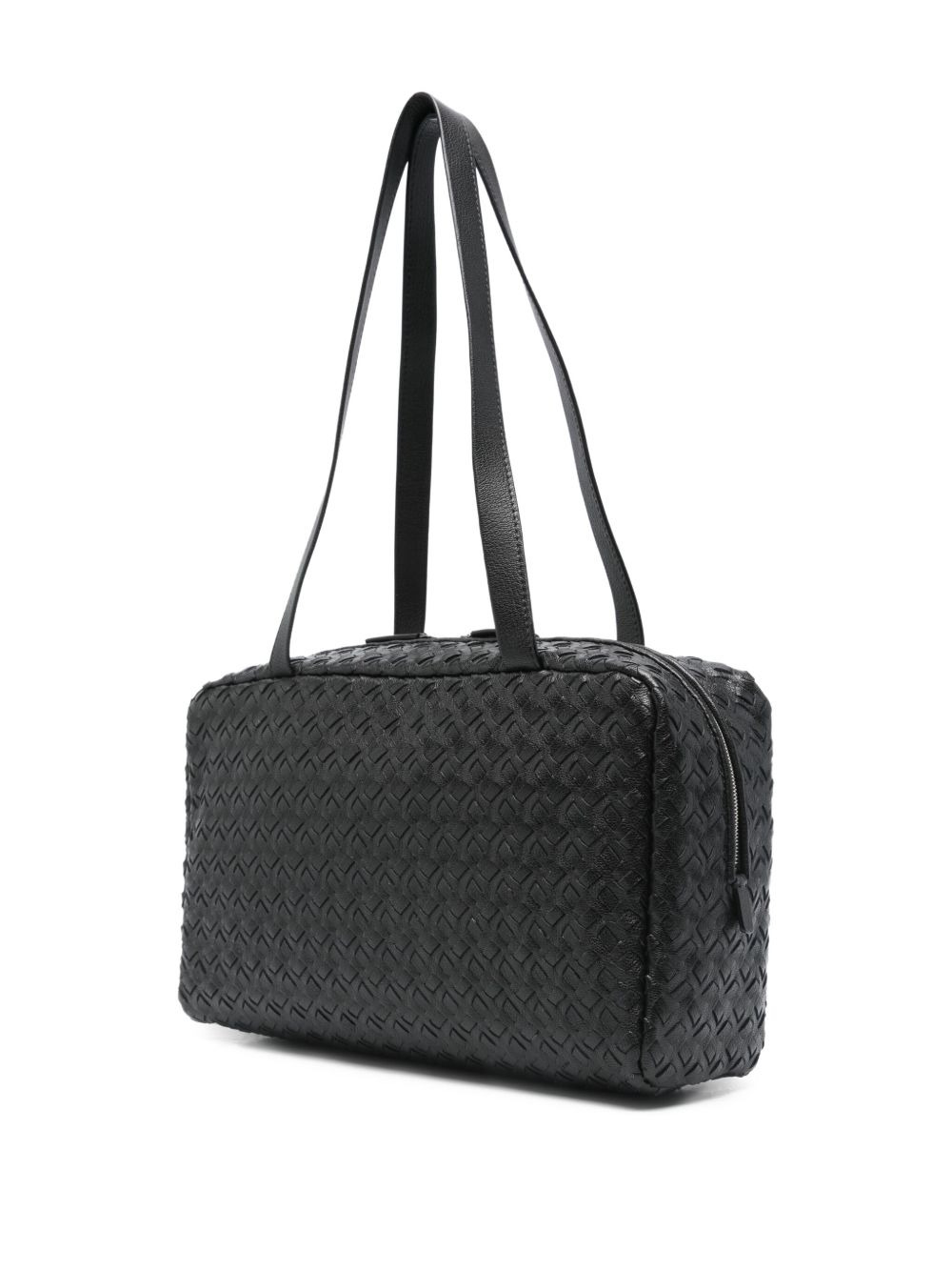 Astra woven leather tote bag - 3