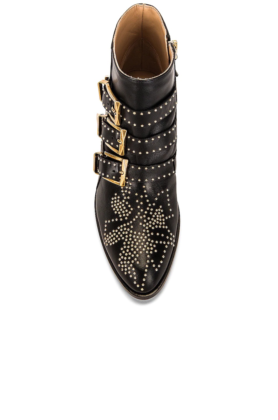 Susanna Leather Studded Booties - 4