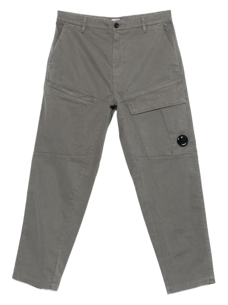 cargo-pockets straight-leg trousers 1