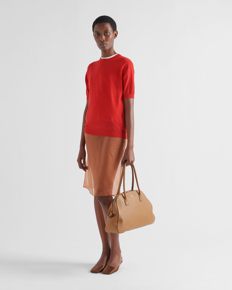 Prada Cashmere crew-neck sweater outlook