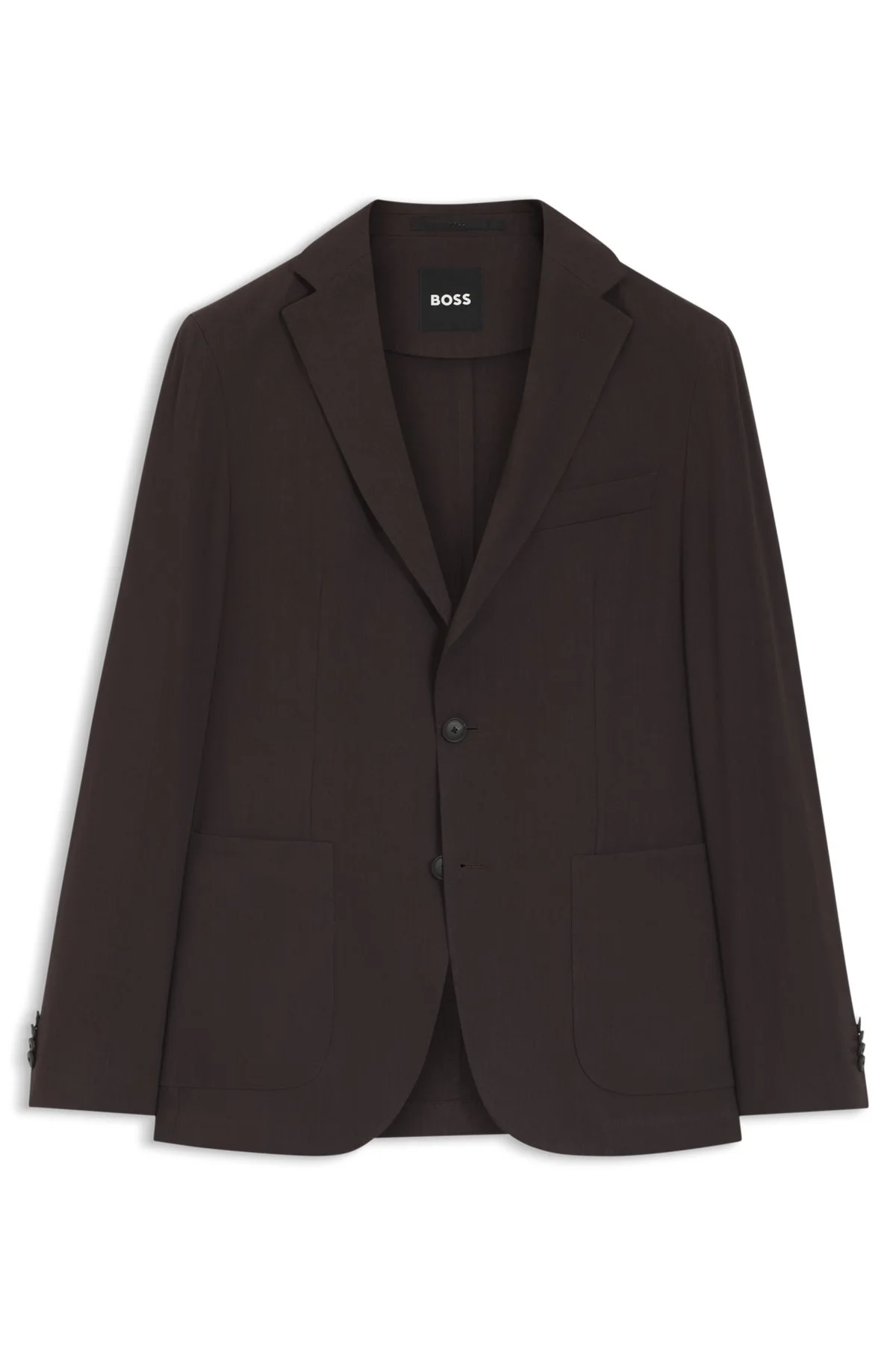SLIM-FIT JACKET IN TECH LINEN - 1