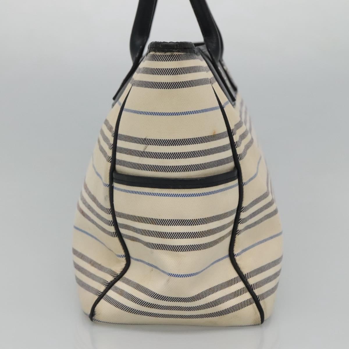 Burberry Tote Bag Canvas White - 5