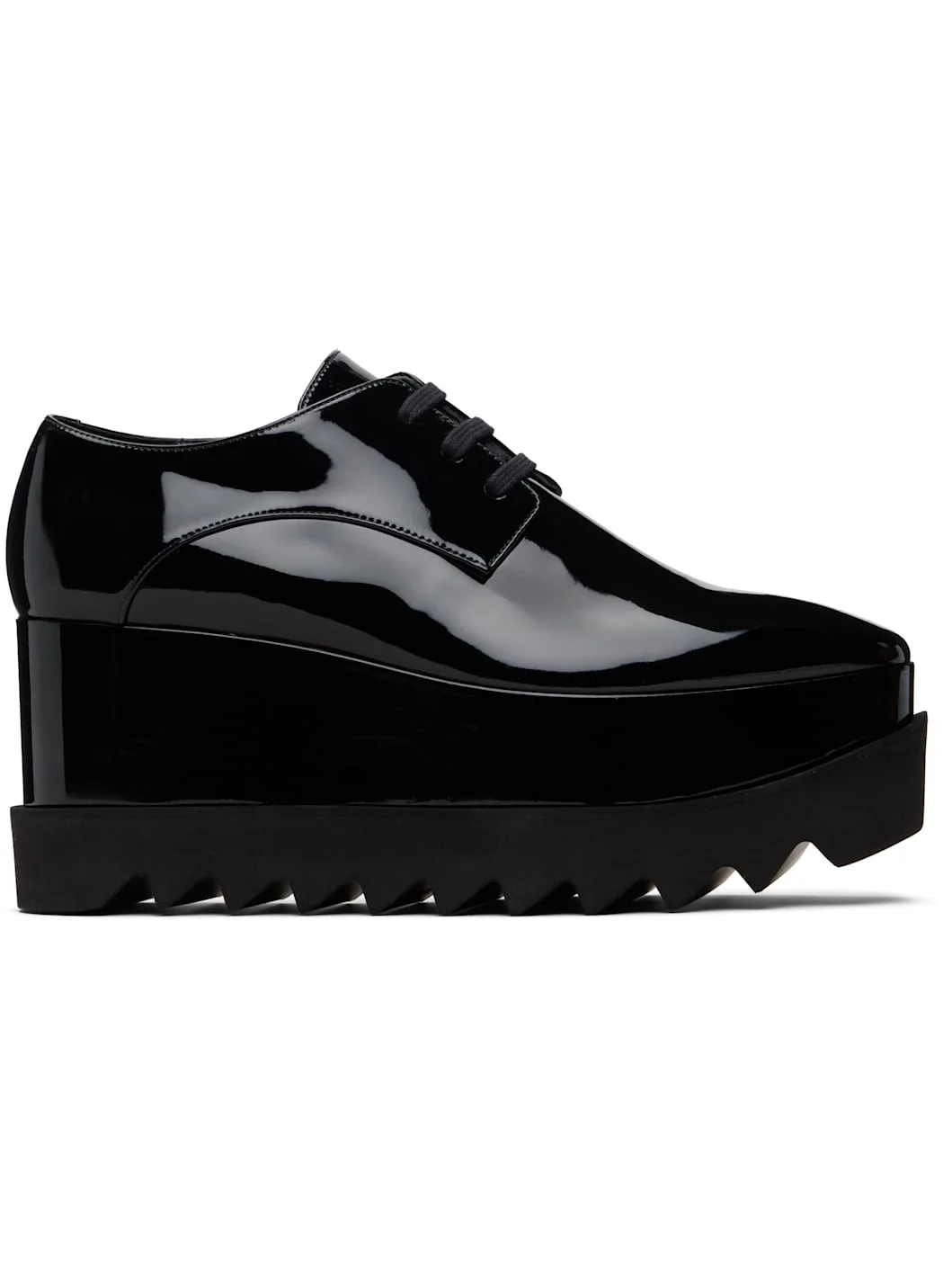 Black Limited Edition Elyse Monochrome Platform Derbys - 1