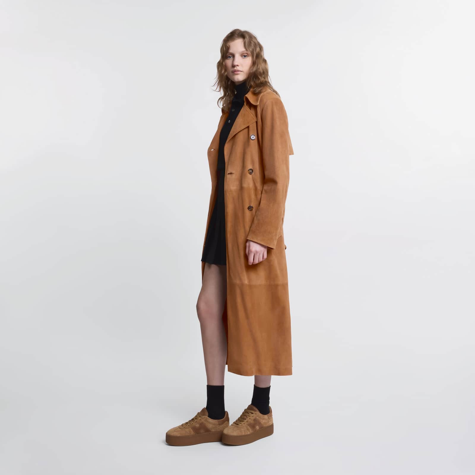 Trench Coat in suede - 6