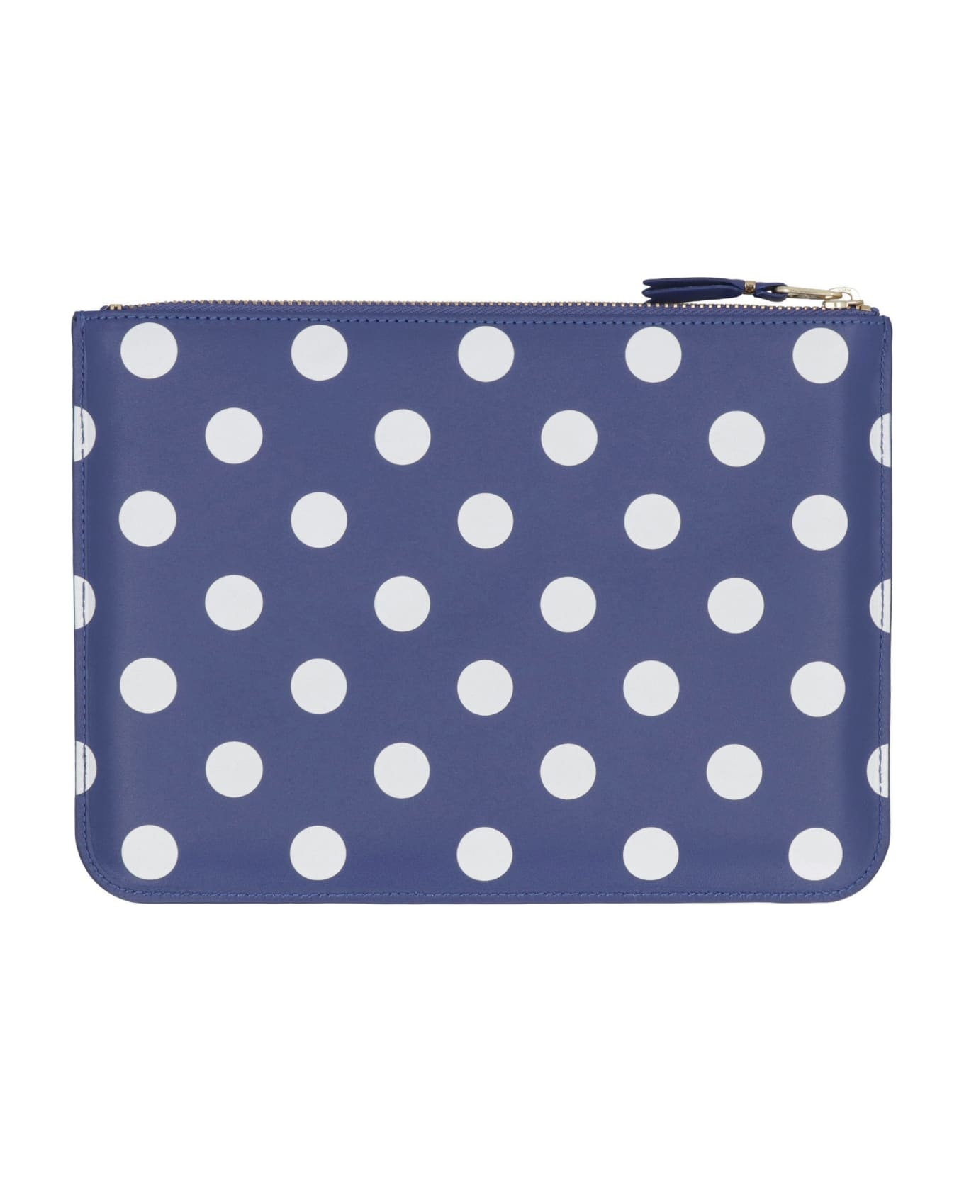 Printed Leather Flat Pouch - 3