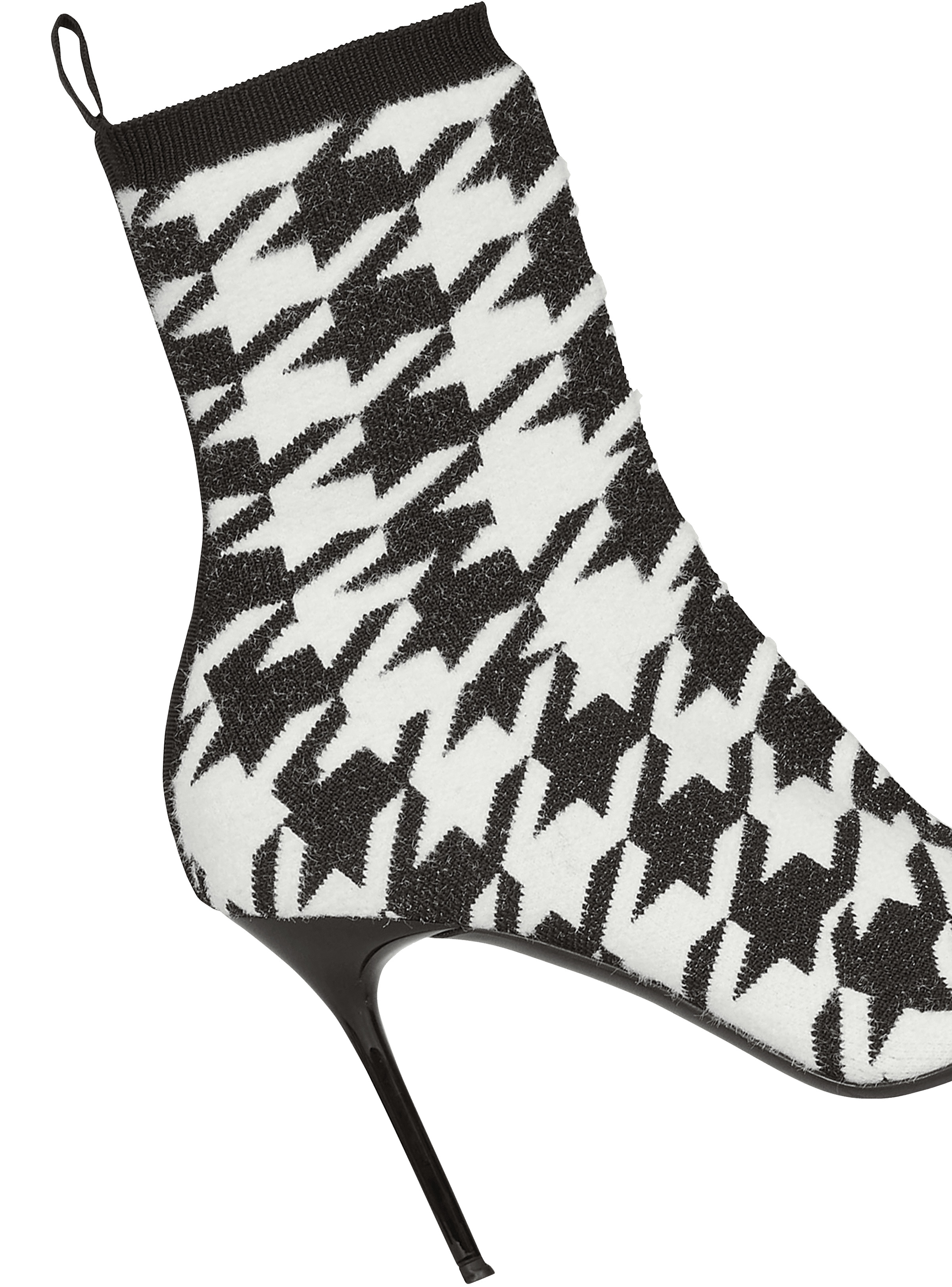 Bicolor stretch knit Skye ankle boots - 6