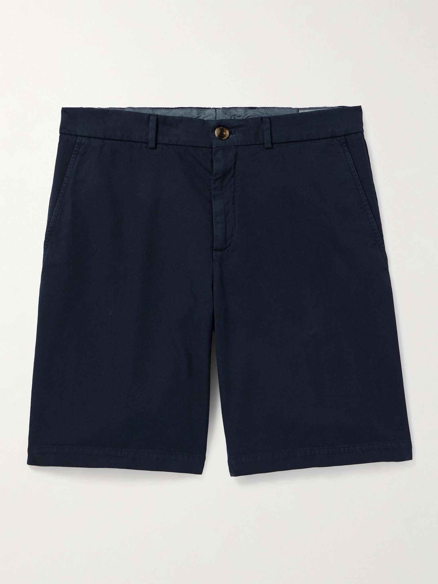 Straight-Leg Cotton-Twill Bermuda Shorts - 1