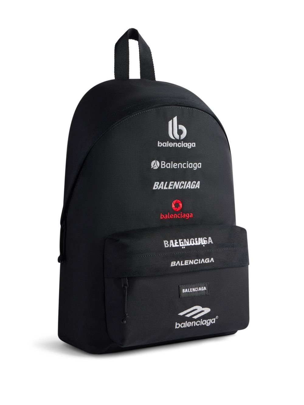 Explorer logo-embroidered backpack - 3